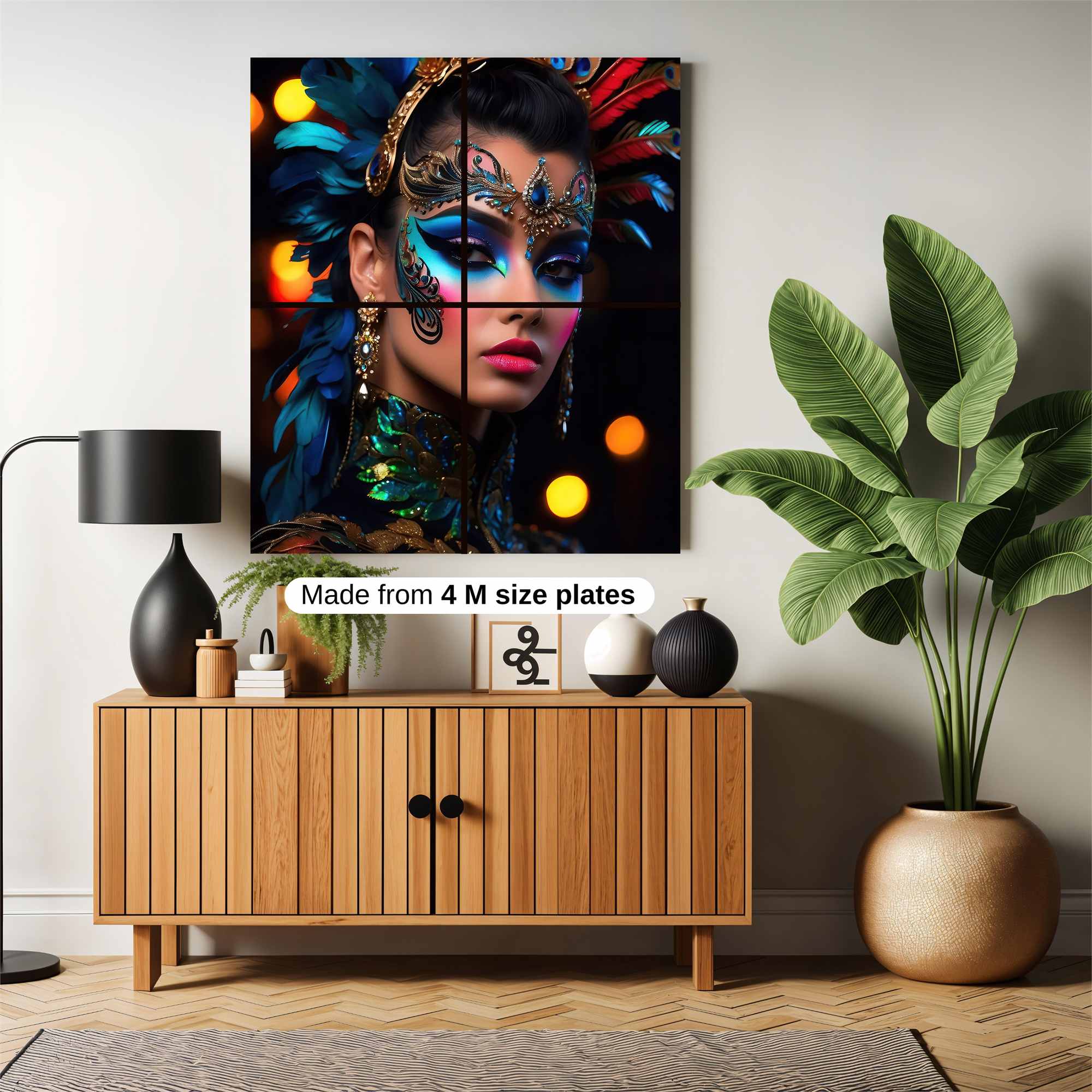 Peacock Majesty Safe Wall Magnetic / M