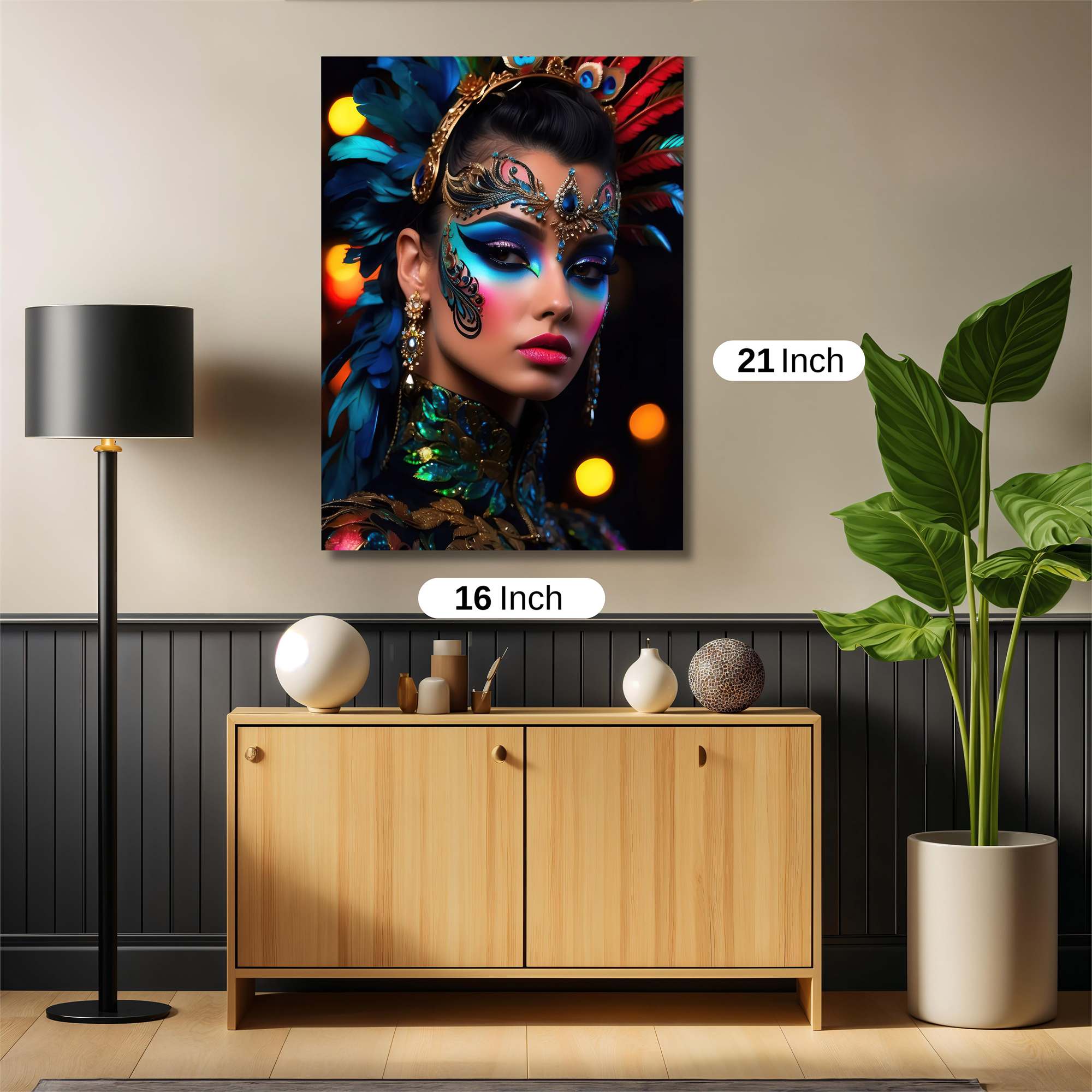 Peacock Majesty Safe Wall Magnetic / M