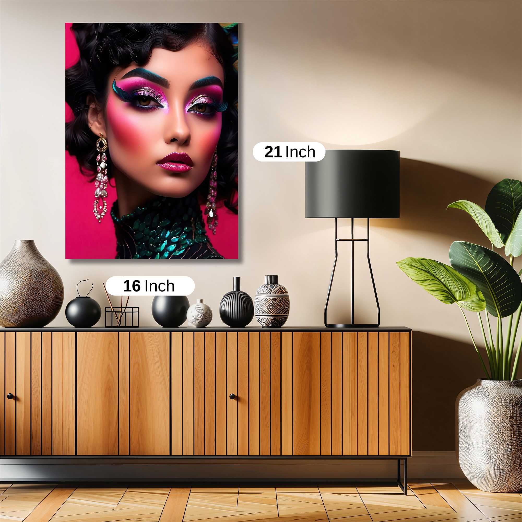 Peacock Dazzle Safe Wall Magnetic / M