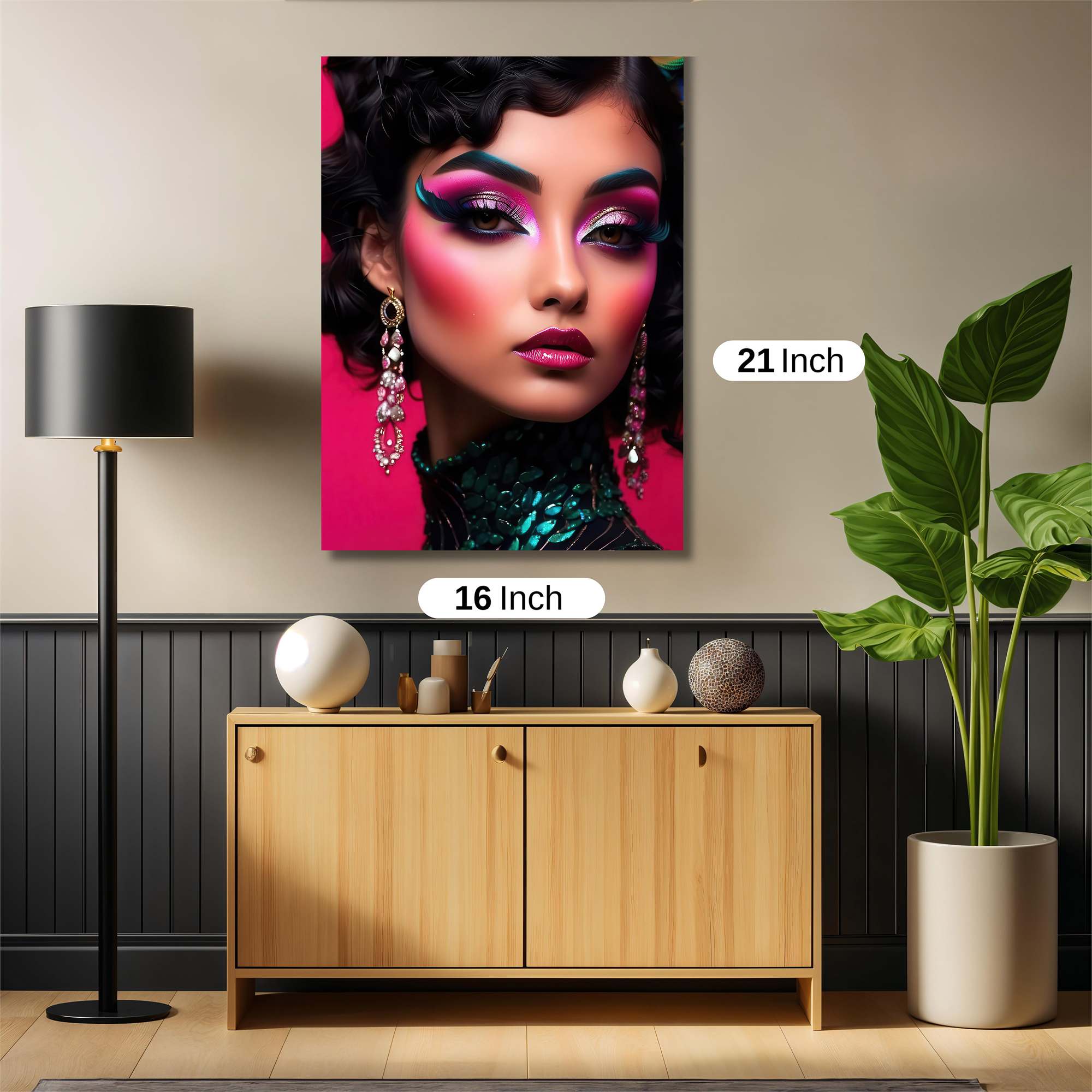 Peacock Dazzle Safe Wall Magnetic / M