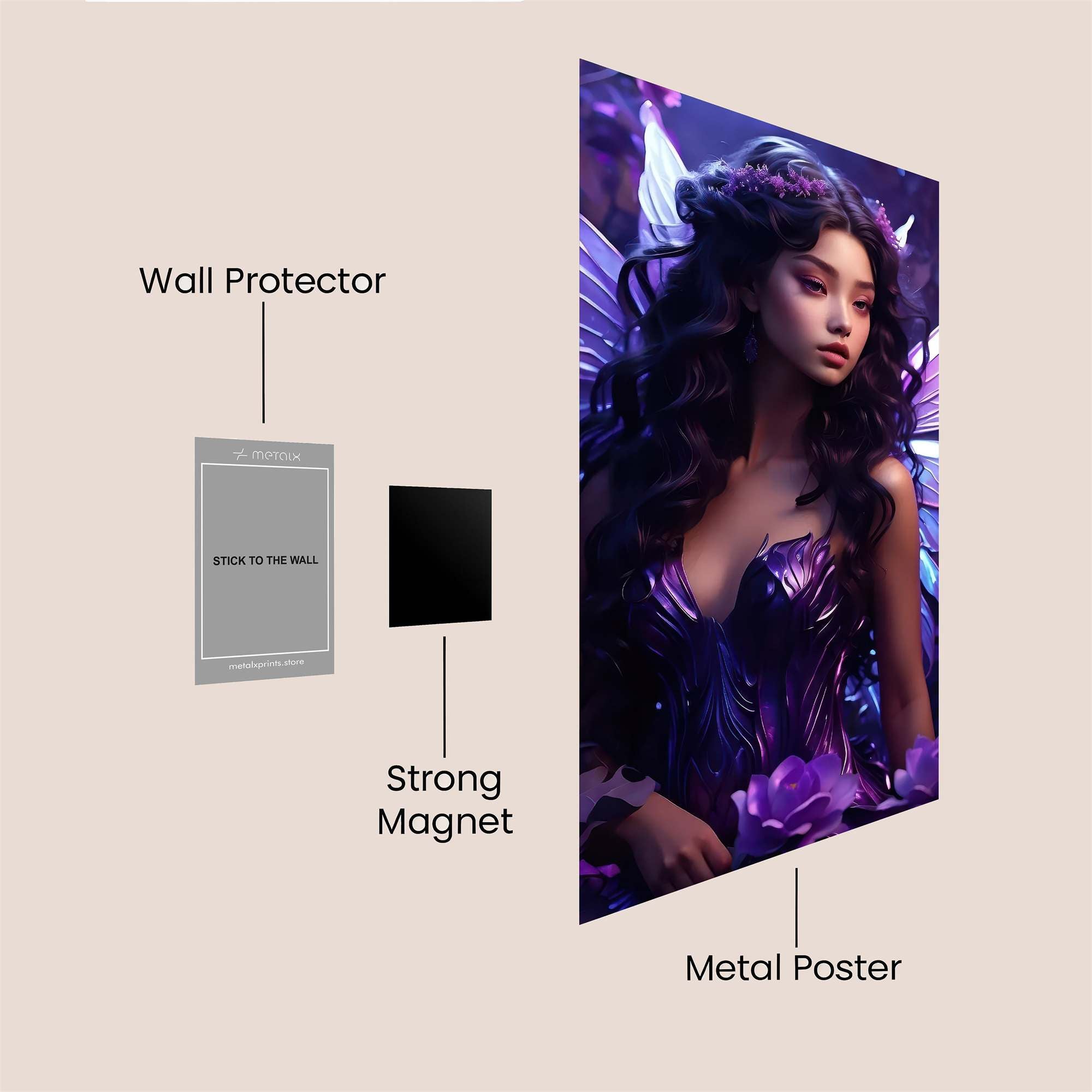 Fairy Enchantment Safe Wall Magnetic / M