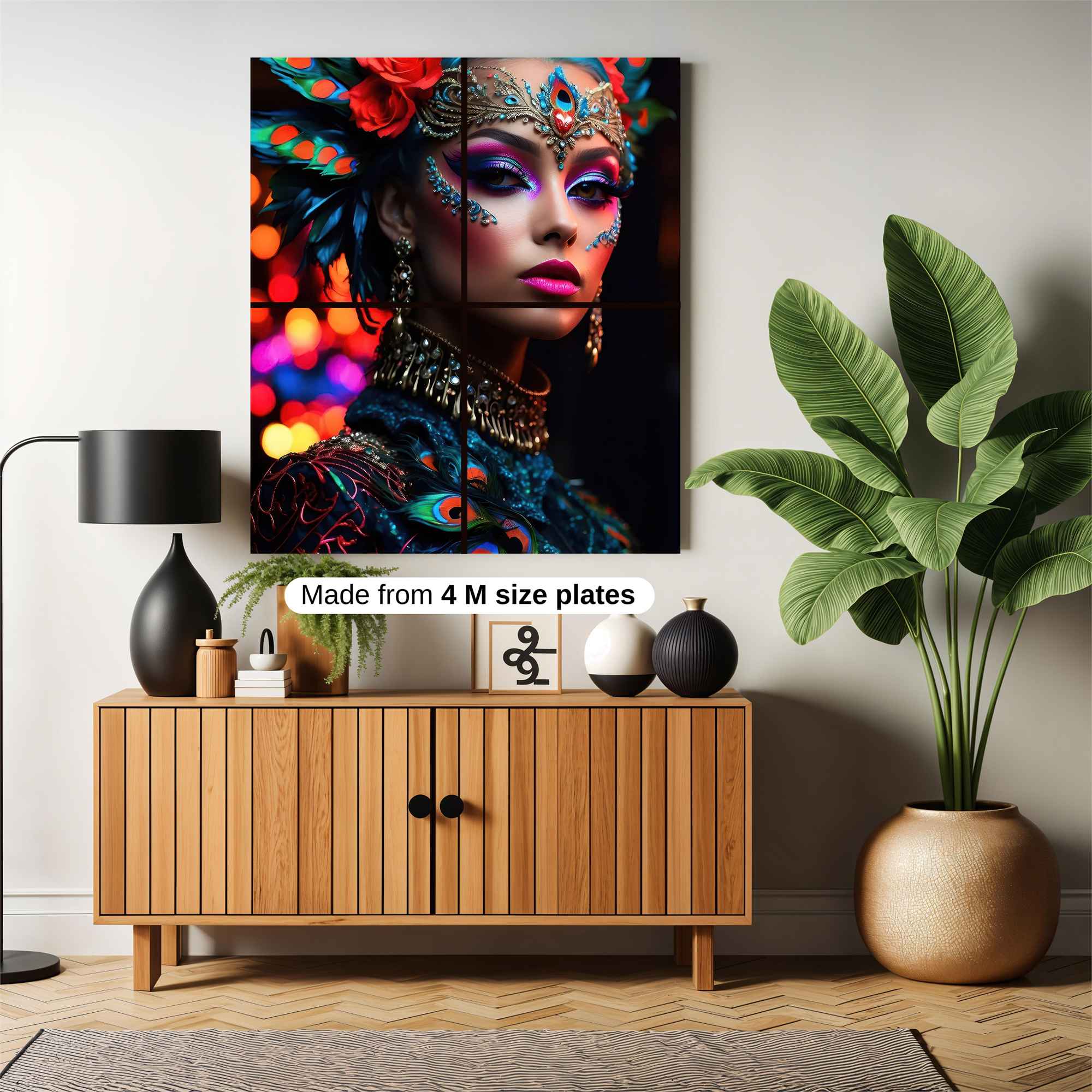 Peacock Majesty Safe Wall Magnetic / M