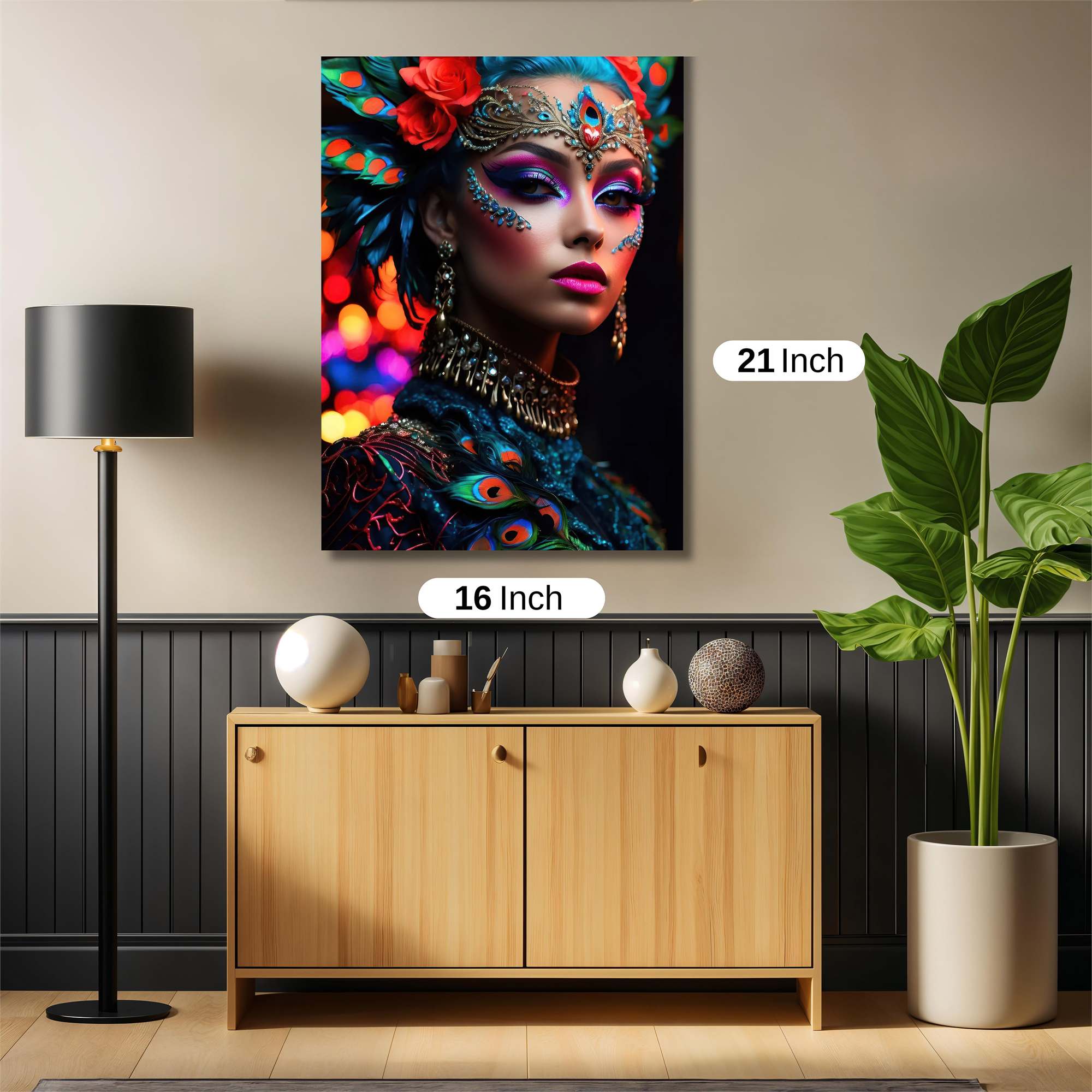 Peacock Majesty Safe Wall Magnetic / M
