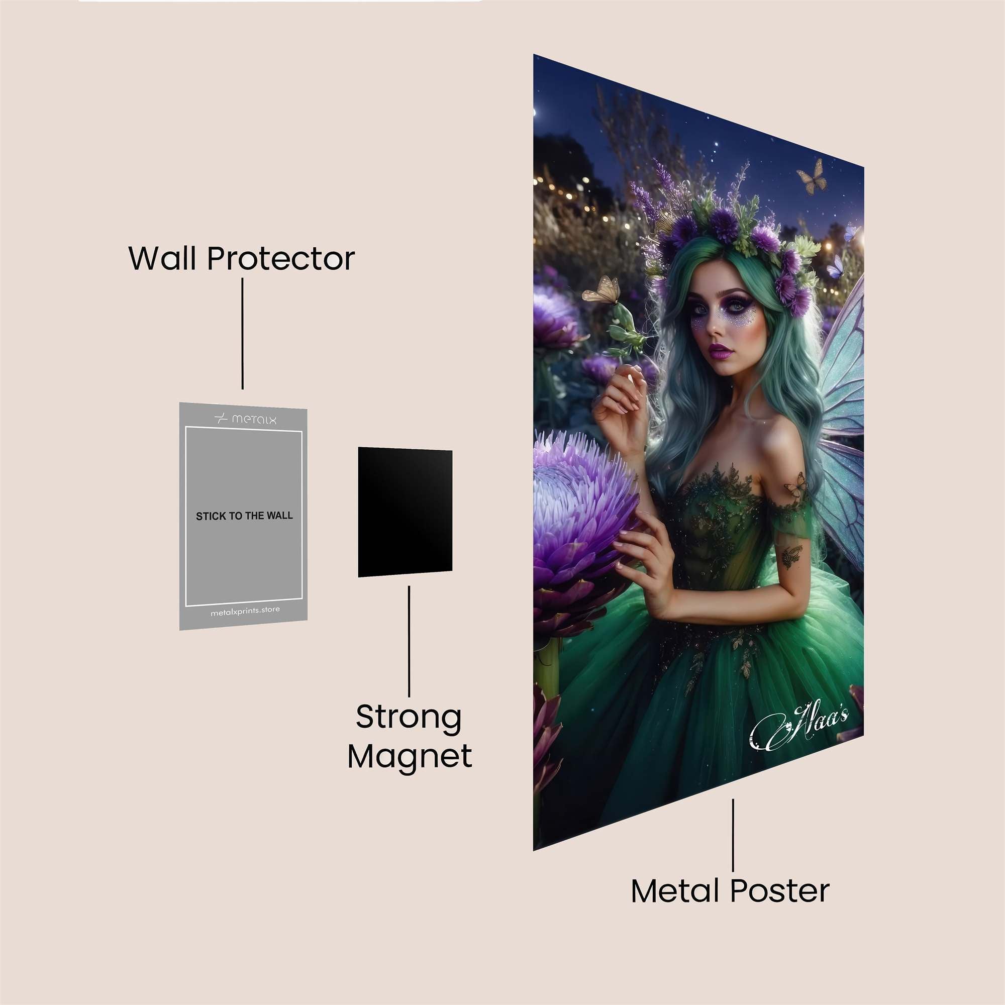 Cosmic Serenity Safe Wall Magnetic / M