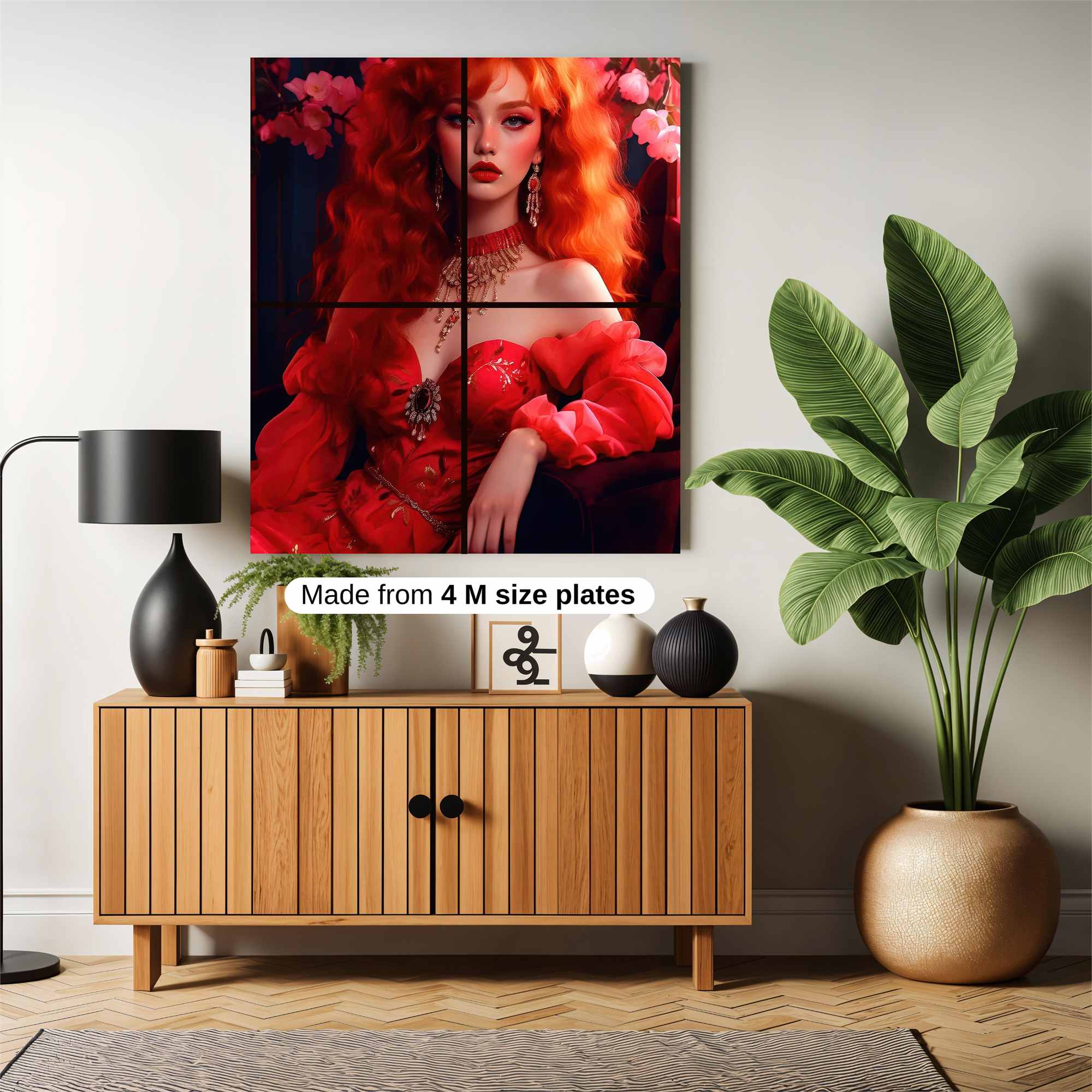 Fiery Elegance Safe Wall Magnetic / M