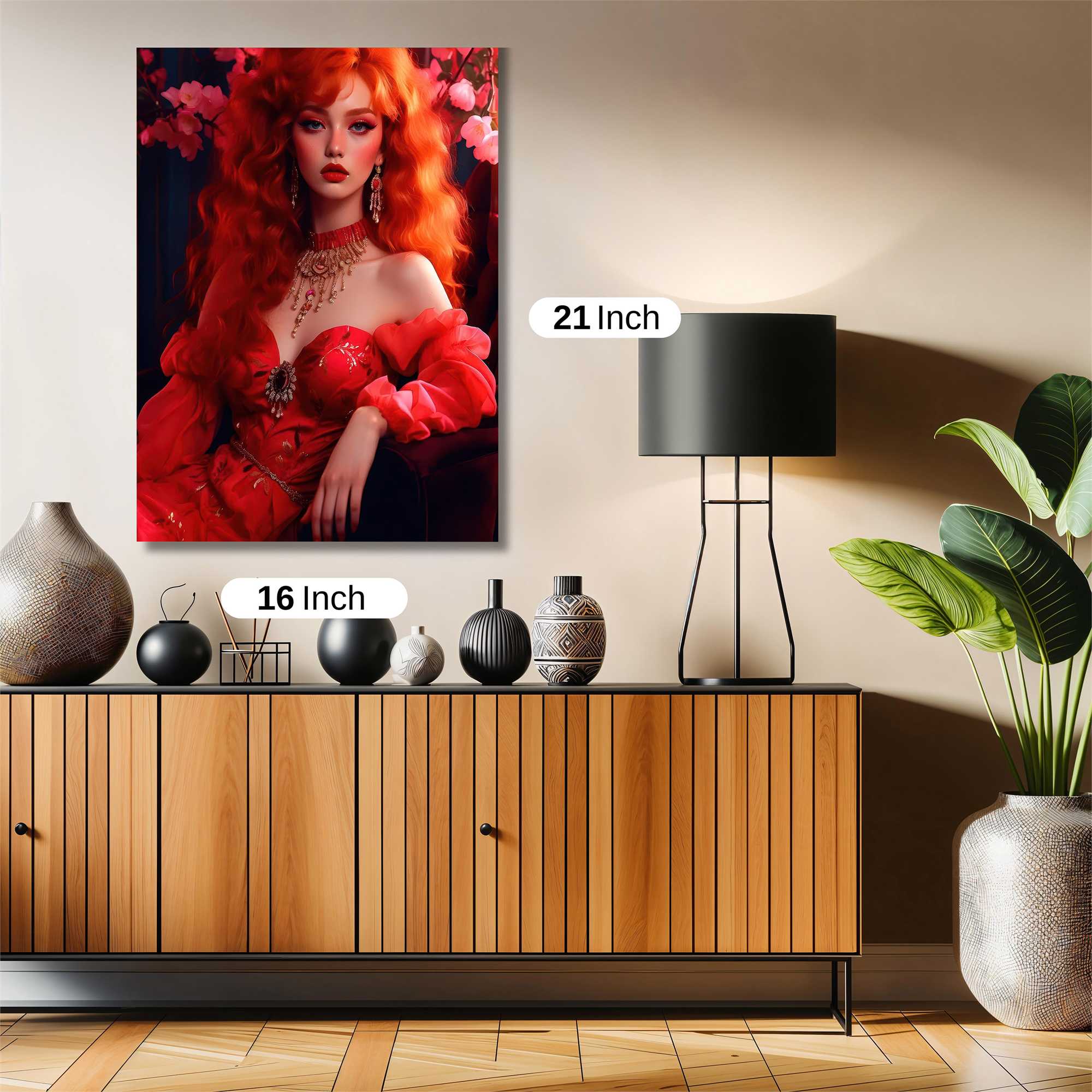 Fiery Elegance Safe Wall Magnetic / M