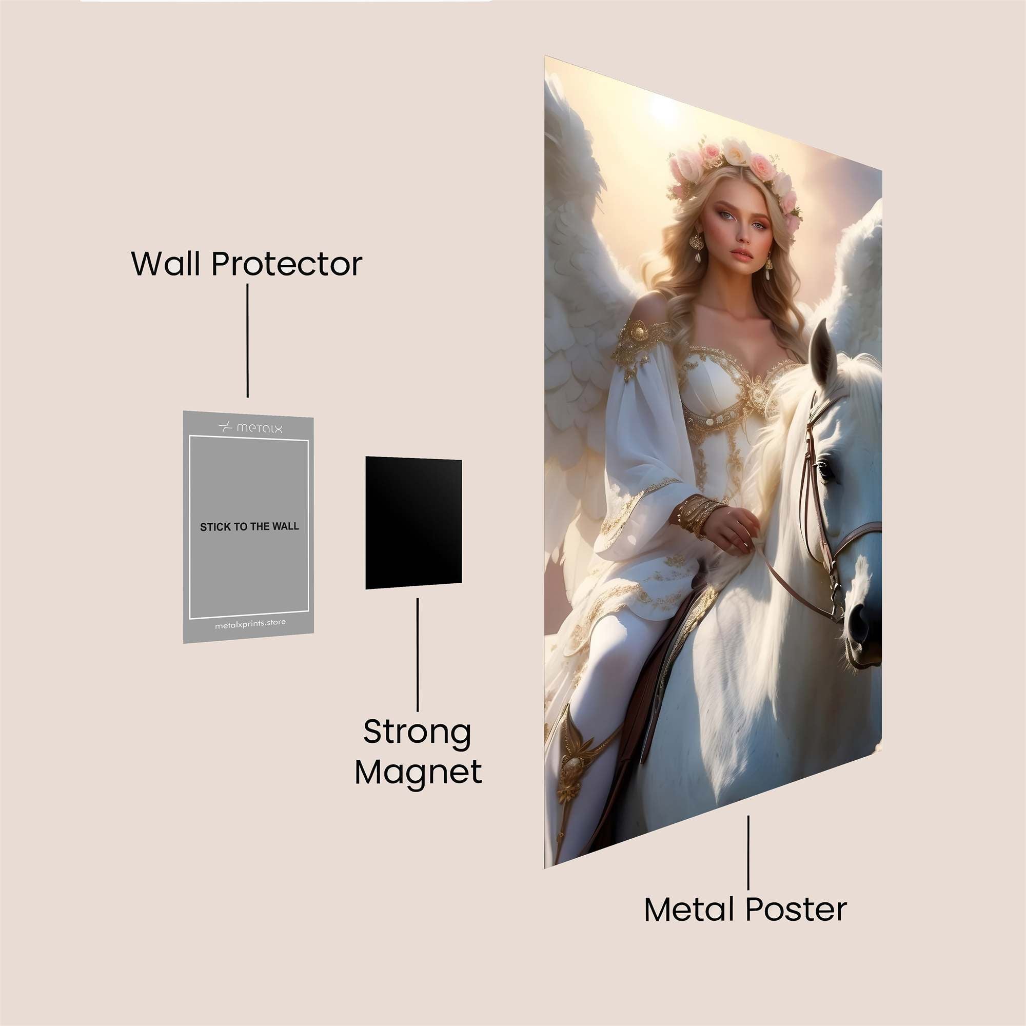 Angel Serenity Safe Wall Magnetic / M