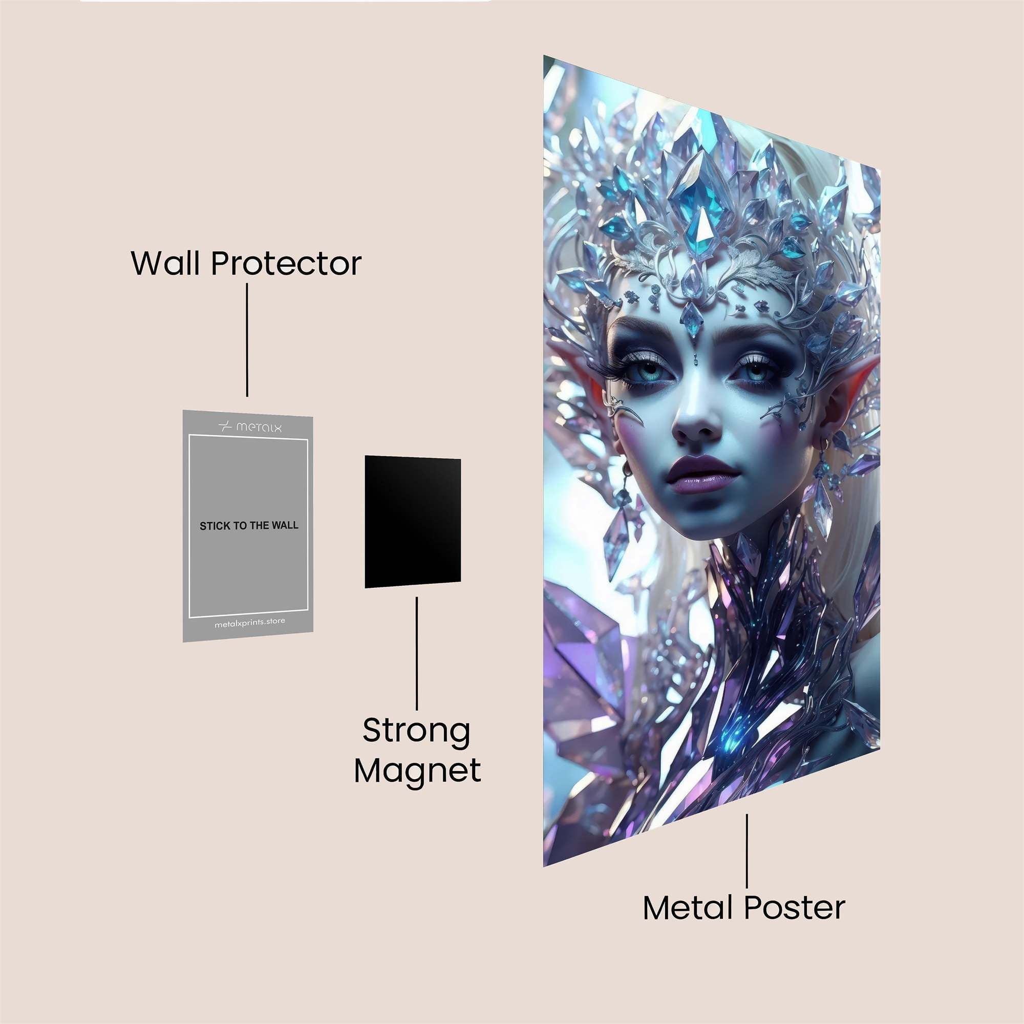 Crystal Majesty Safe Wall Magnetic / M