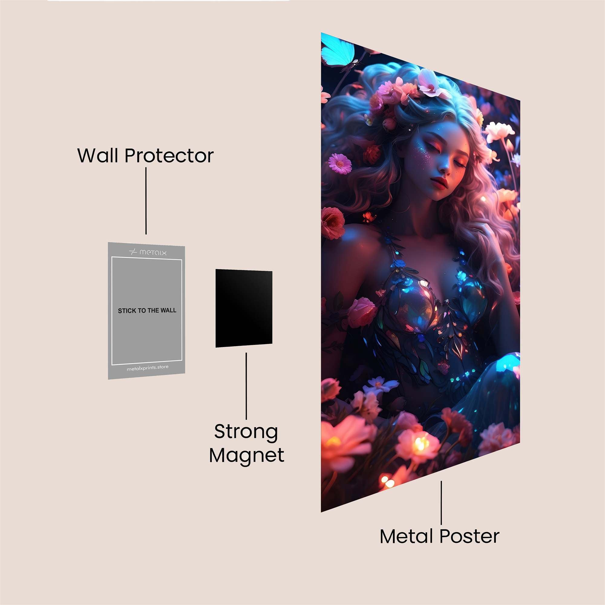 Fairy Enchantment Safe Wall Magnetic / M