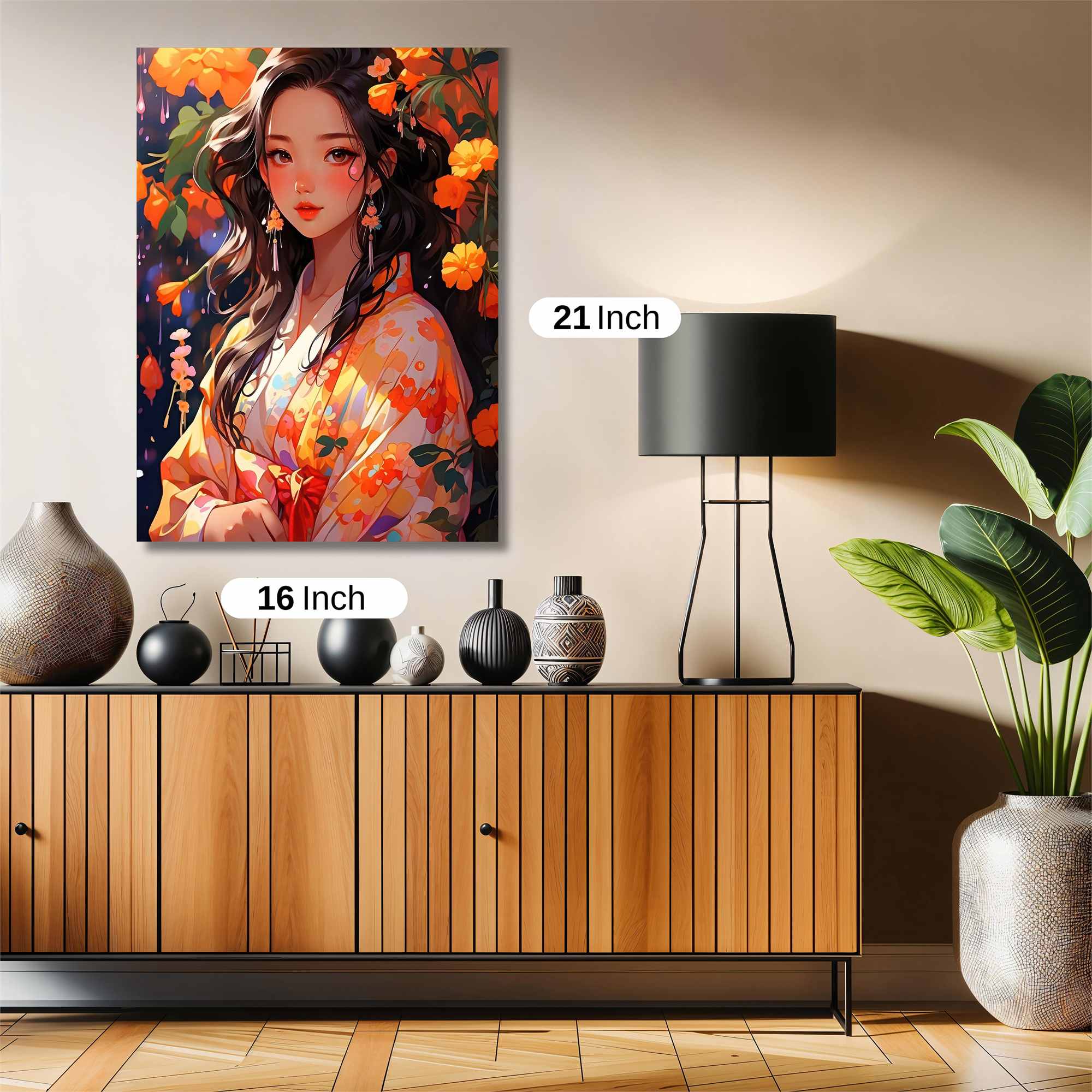 Floral Elegance Safe Wall Magnetic / M