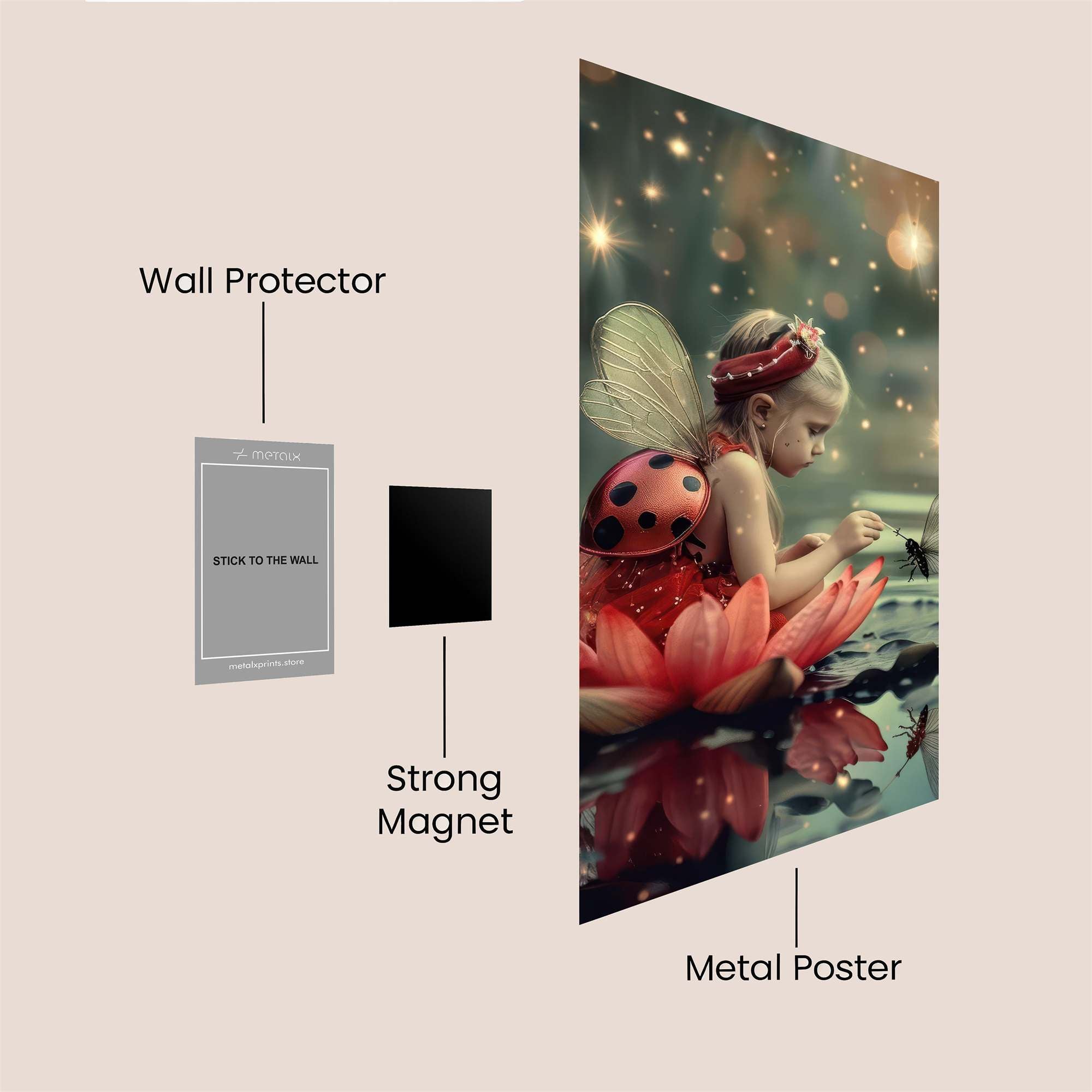 Fairy Enchantment Safe Wall Magnetic / M