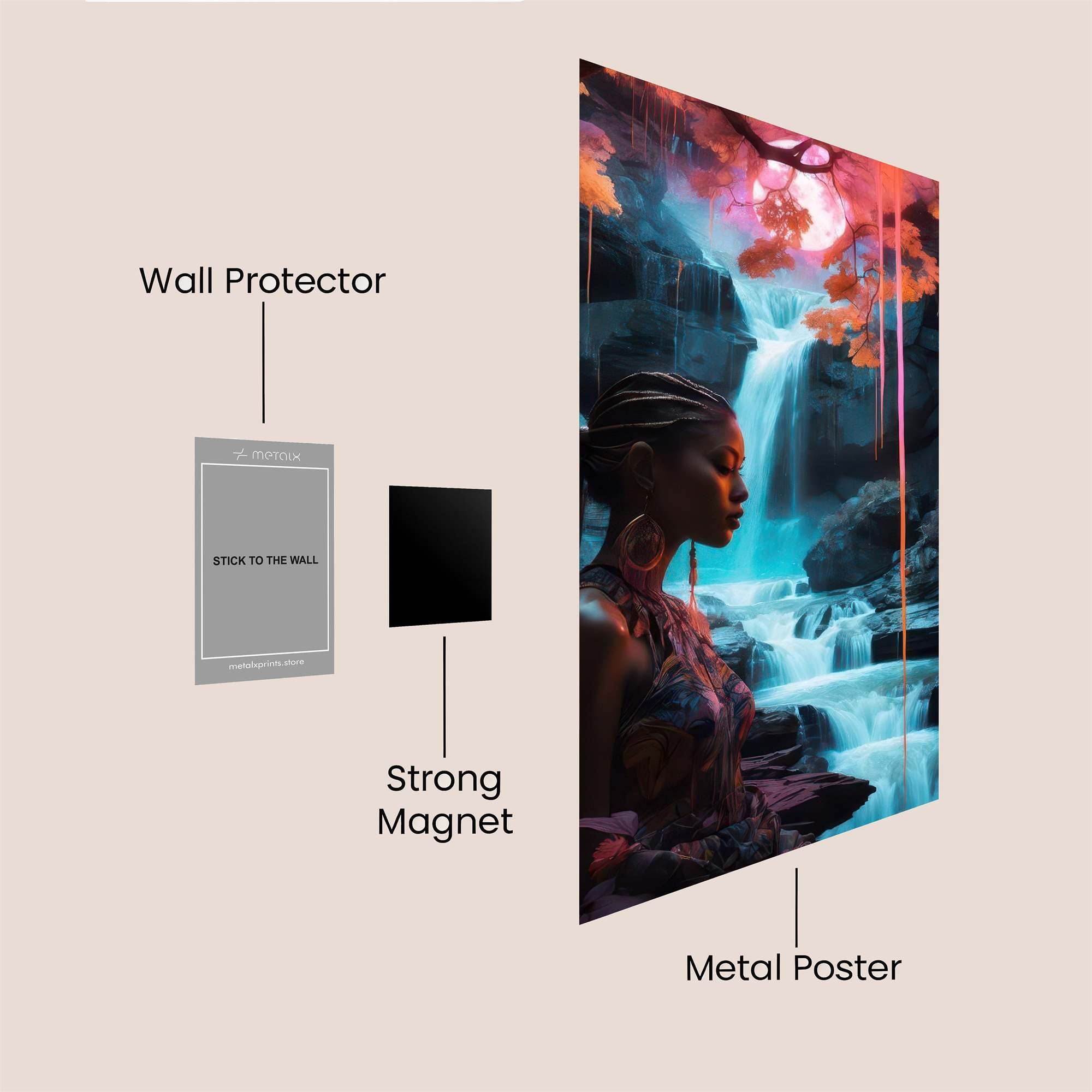 Mystic Serenity Safe Wall Magnetic / M