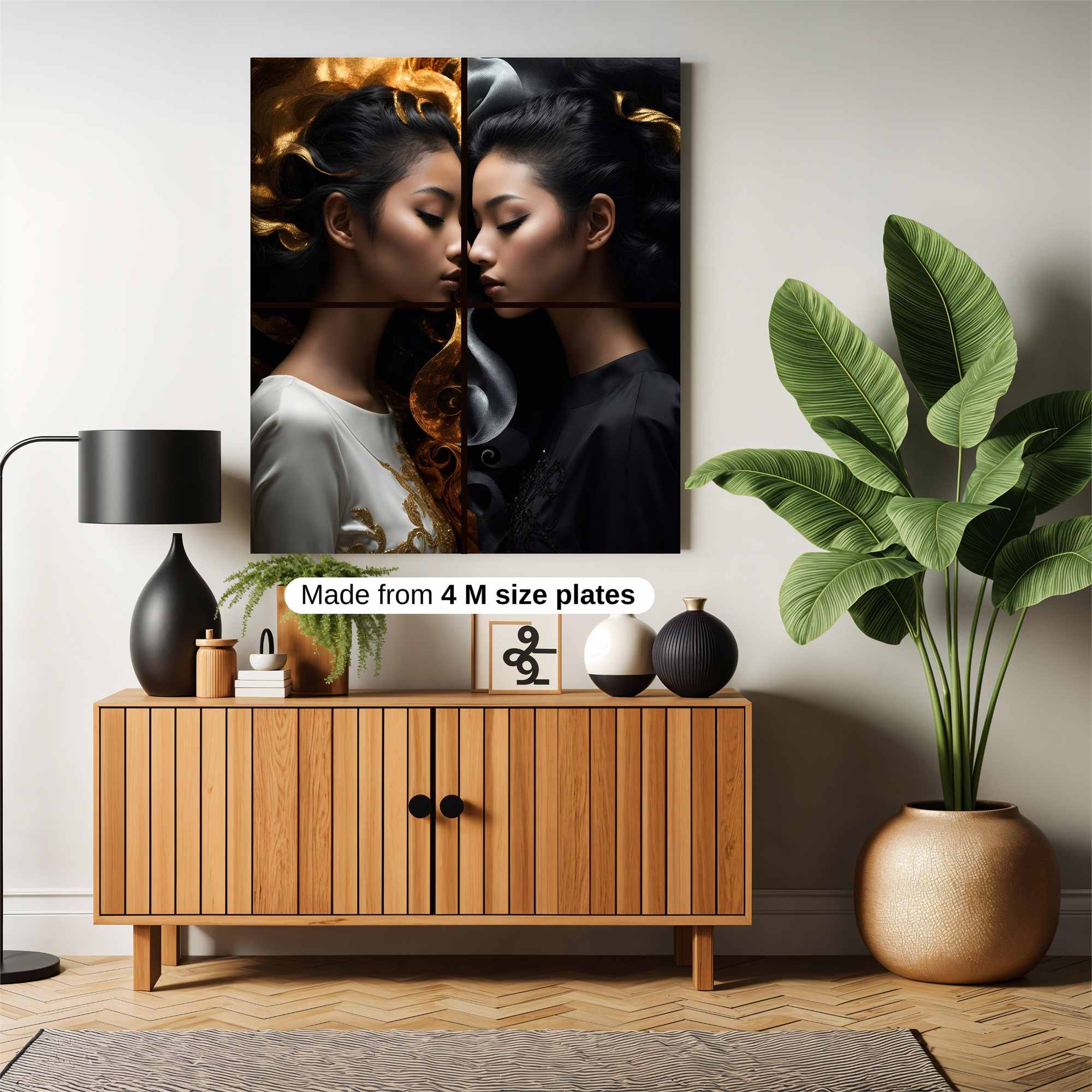 Golden Serenity Safe Wall Magnetic / M