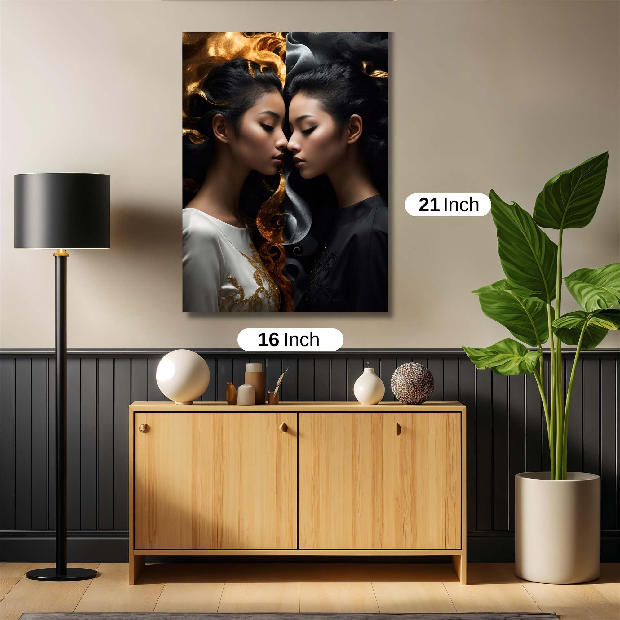 Golden Serenity Safe Wall Magnetic / M