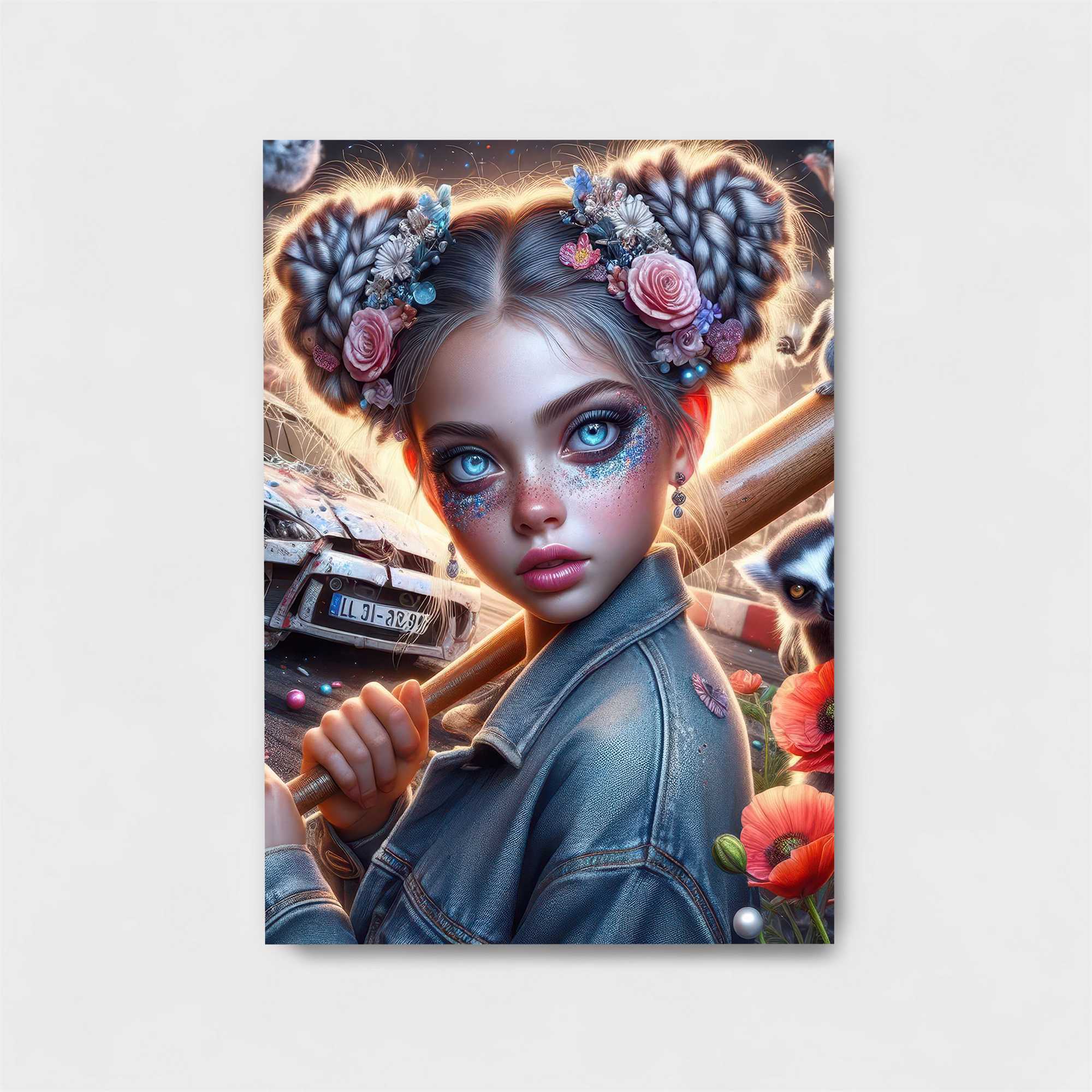 Rebel Blossom Safe Wall Magnetic / M