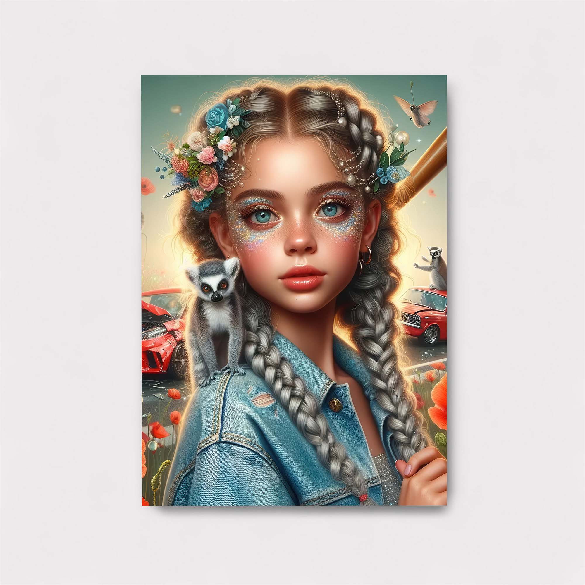 Poppy Rebellion Safe Wall Magnetic / M