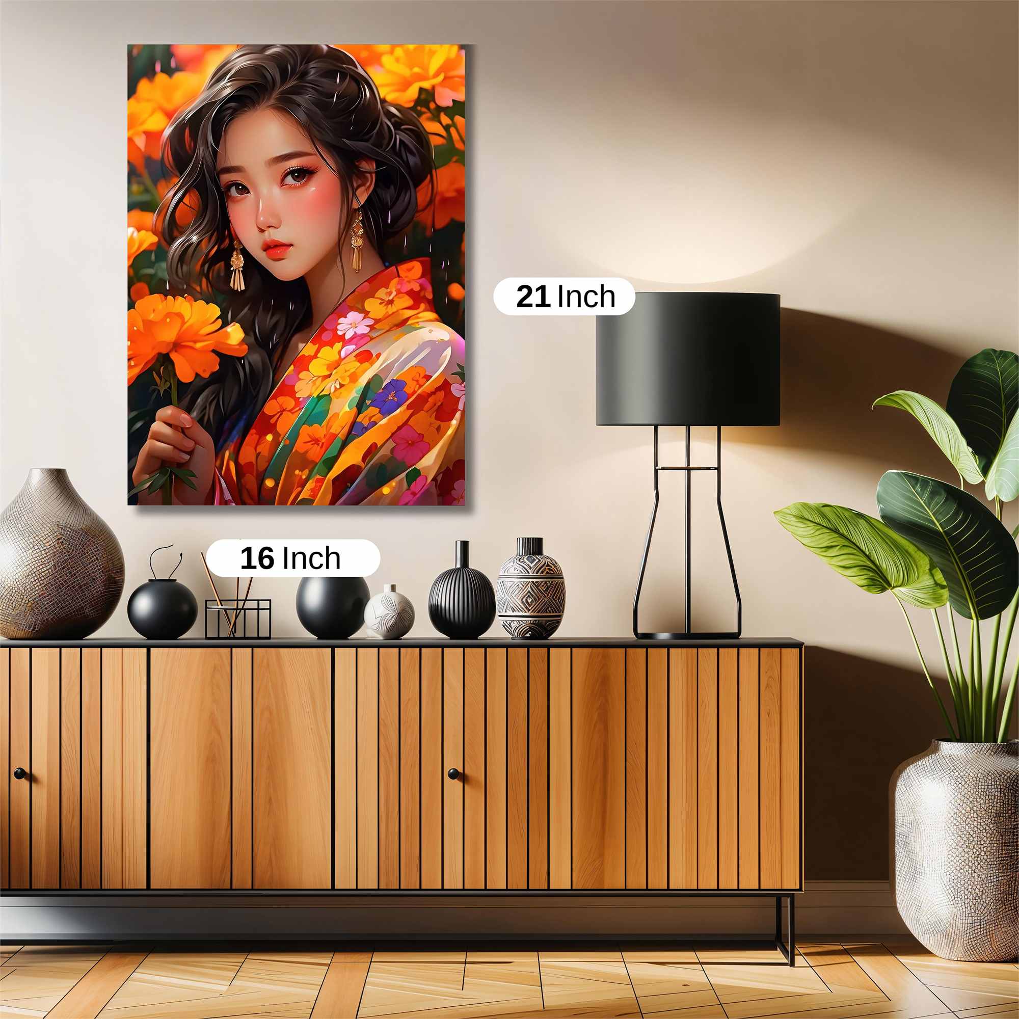 Floral Elegance Safe Wall Magnetic / M