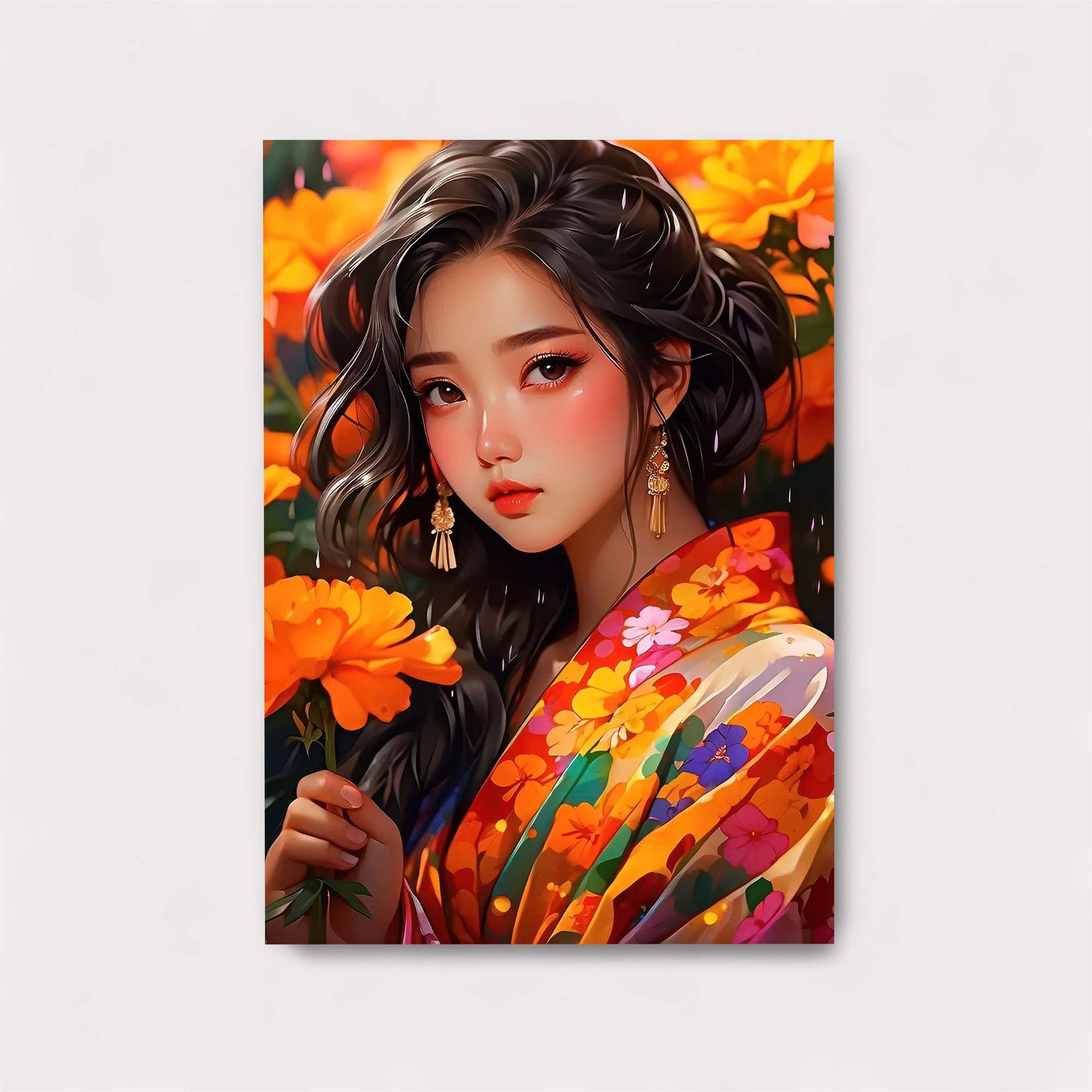 Floral Elegance Safe Wall Magnetic / M