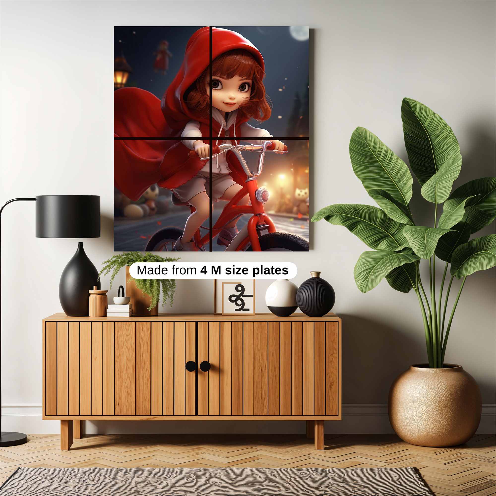 Red Riding Safe Wall Magnetic / M
