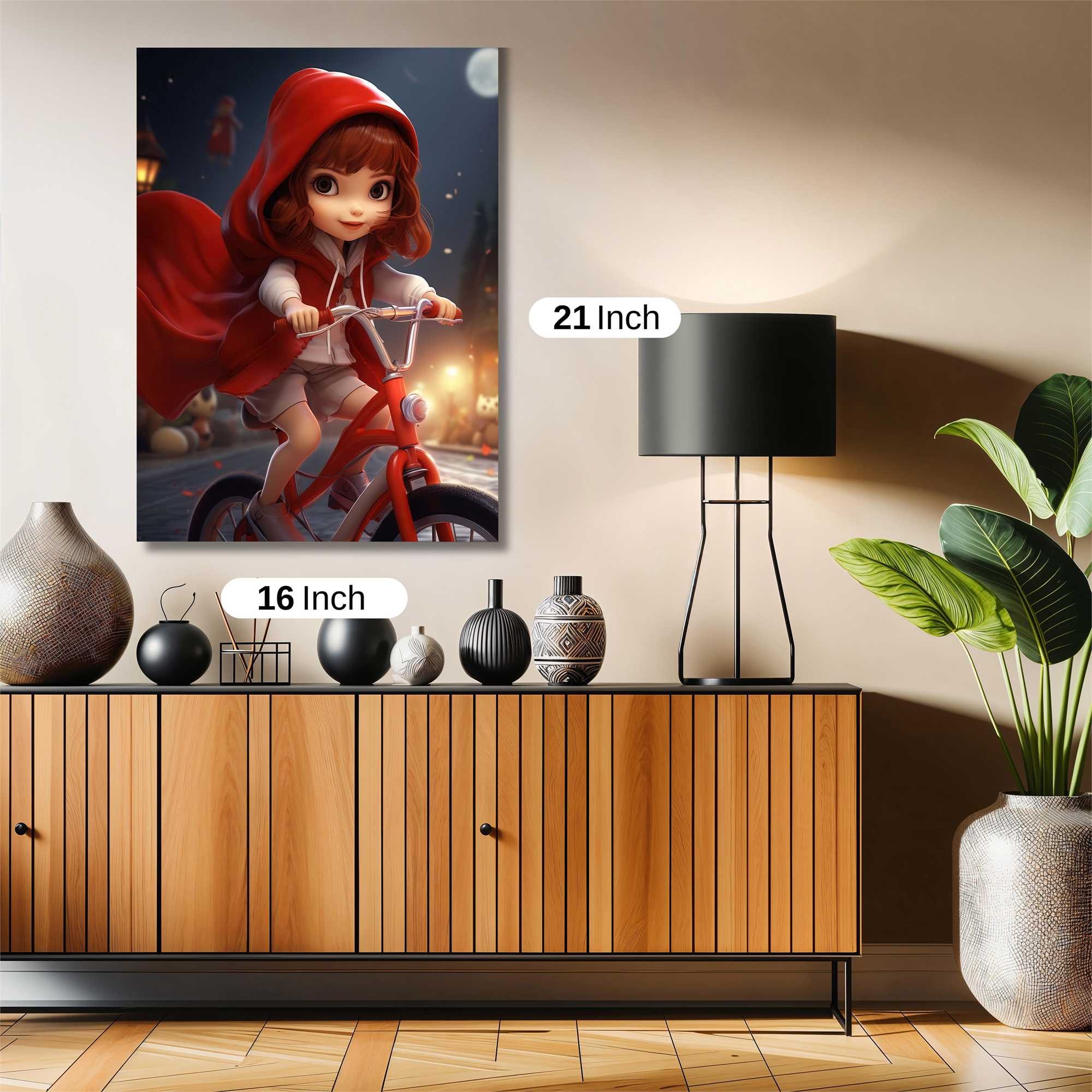 Red Riding Safe Wall Magnetic / M