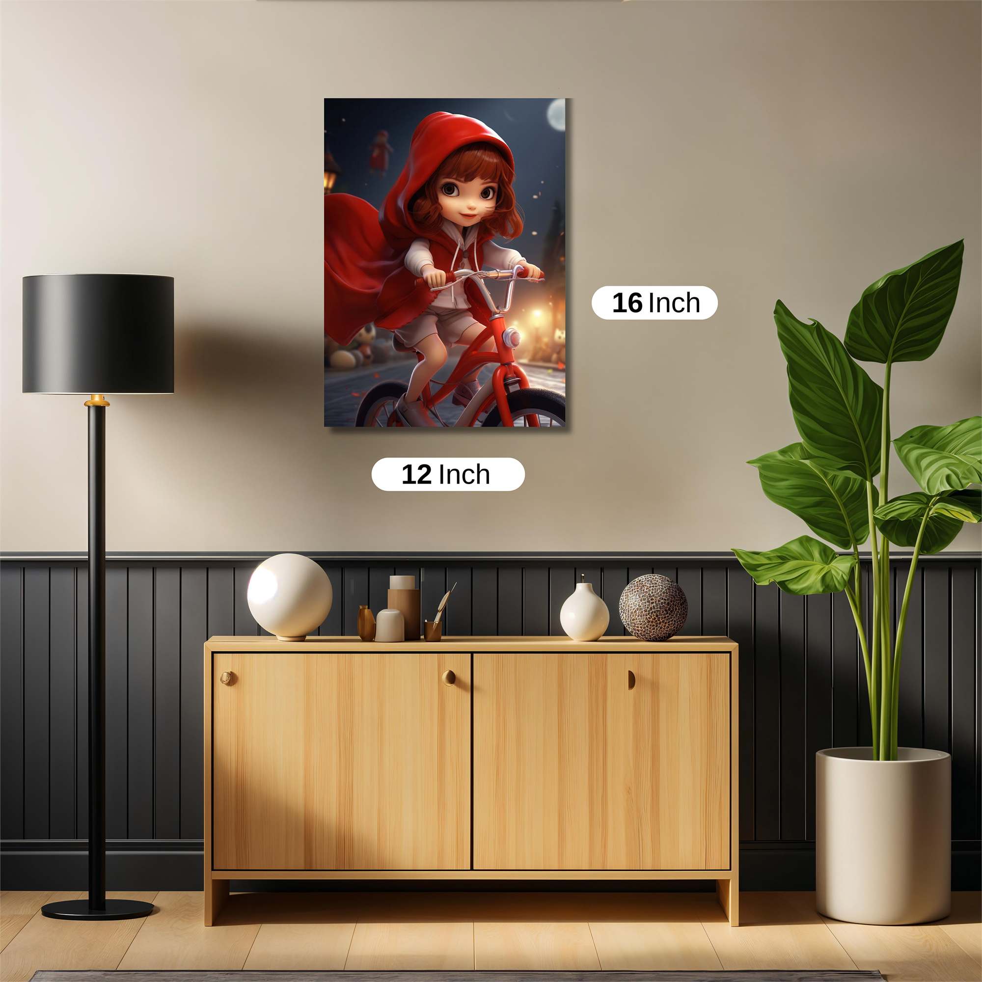 Red Riding Safe Wall Magnetic / M