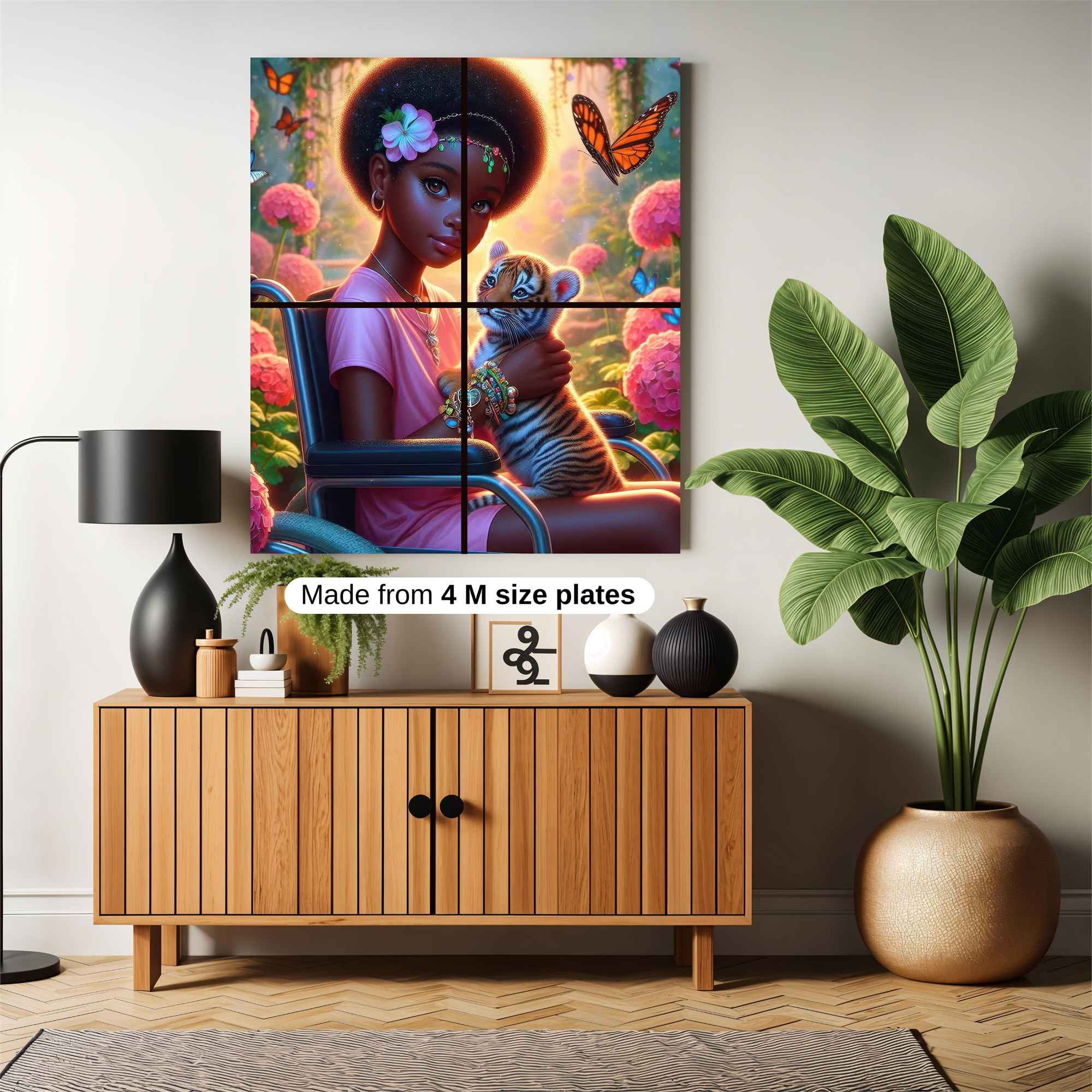 Tiger Serenity Safe Wall Magnetic / M