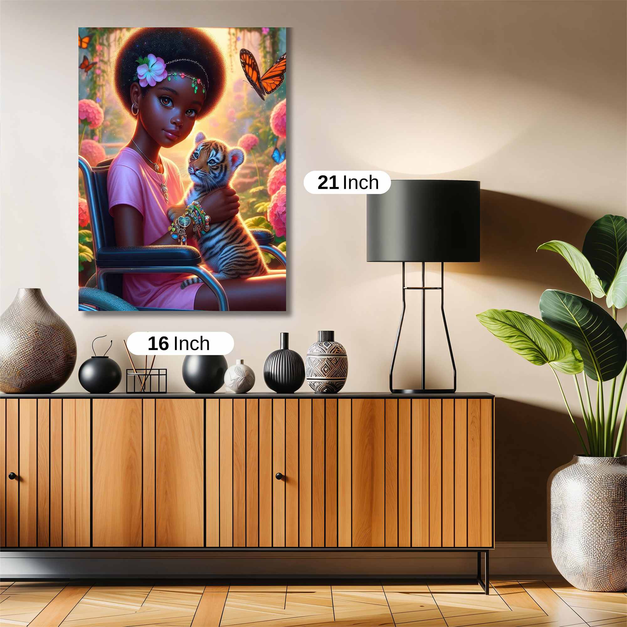 Tiger Serenity Safe Wall Magnetic / M