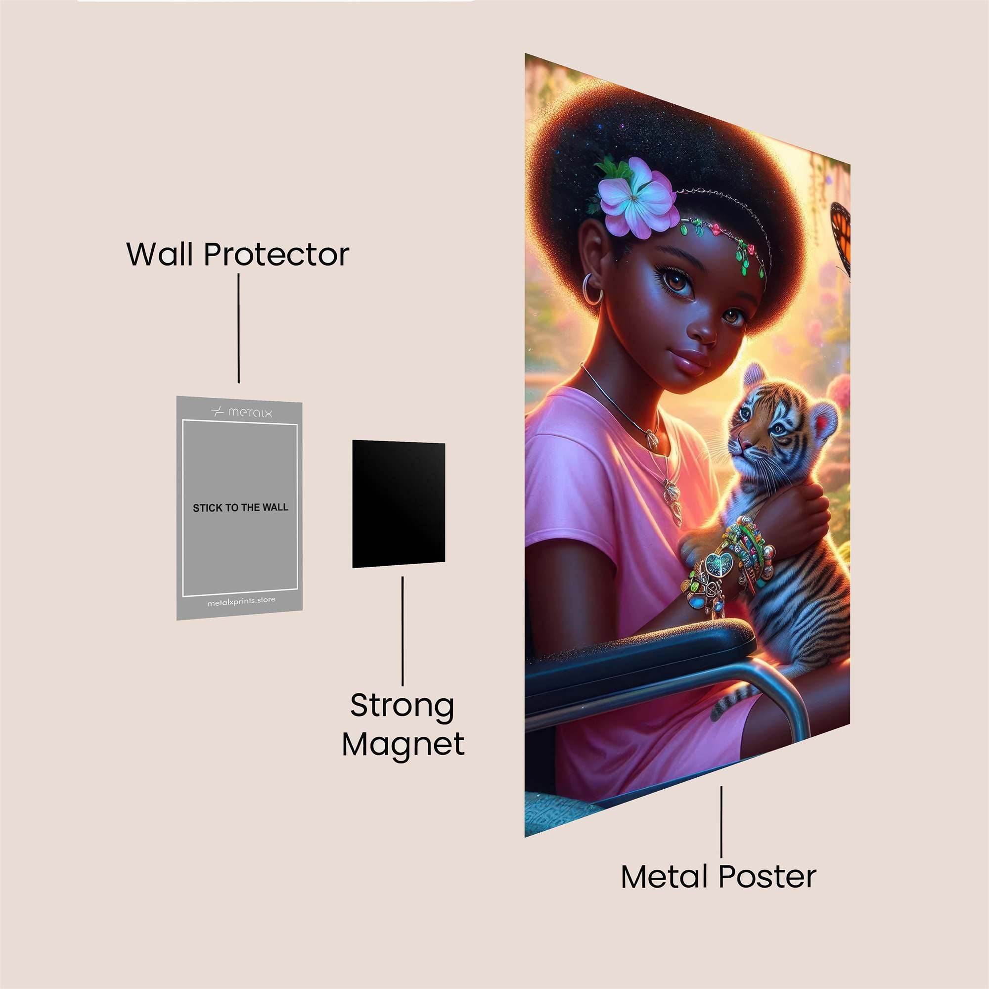 Tiger Serenity Safe Wall Magnetic / M