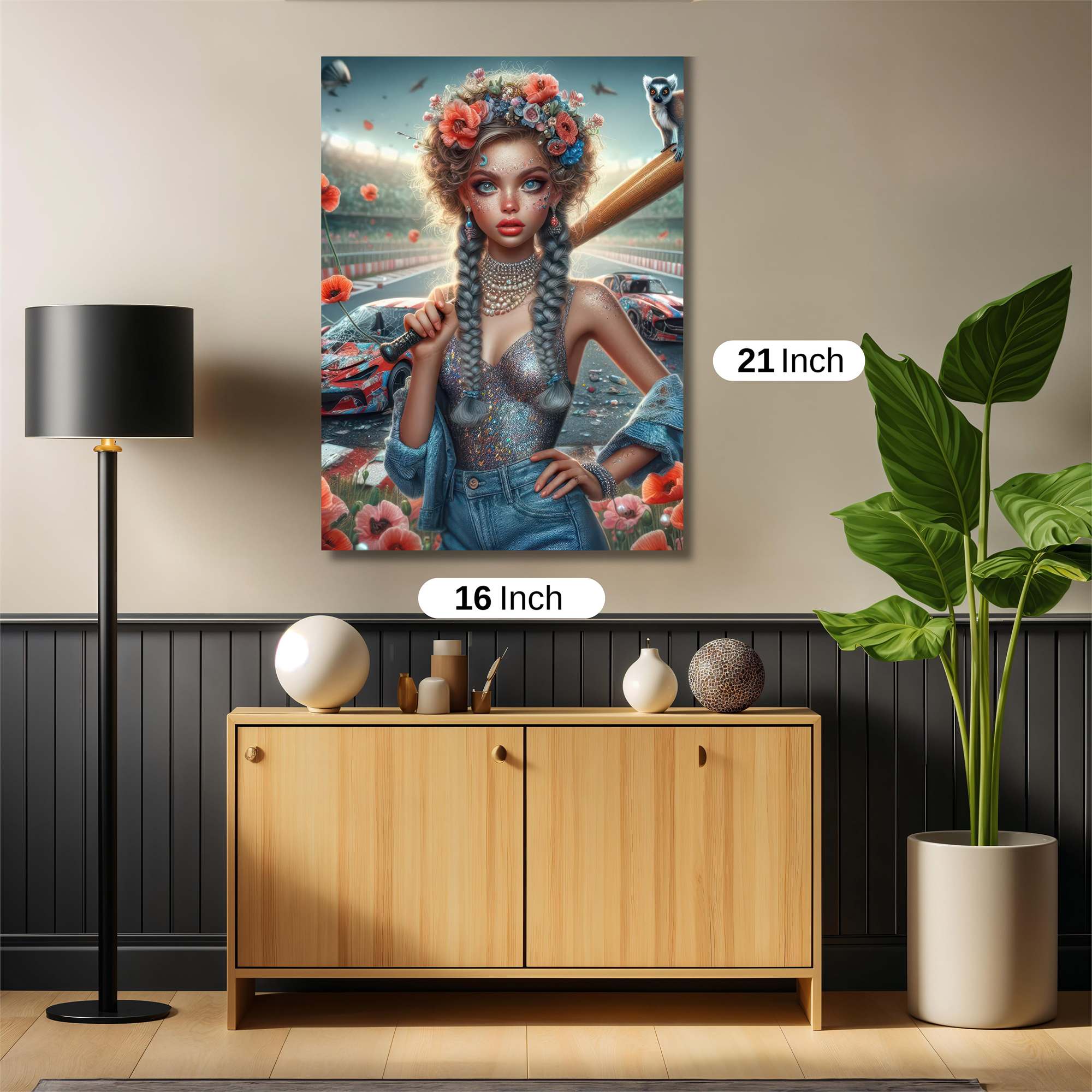 Poppy Warrior Safe Wall Magnetic / M
