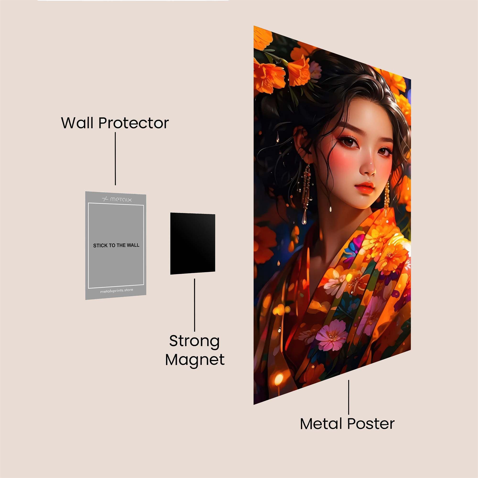 BlossomRadiance Safe Wall Magnetic / M