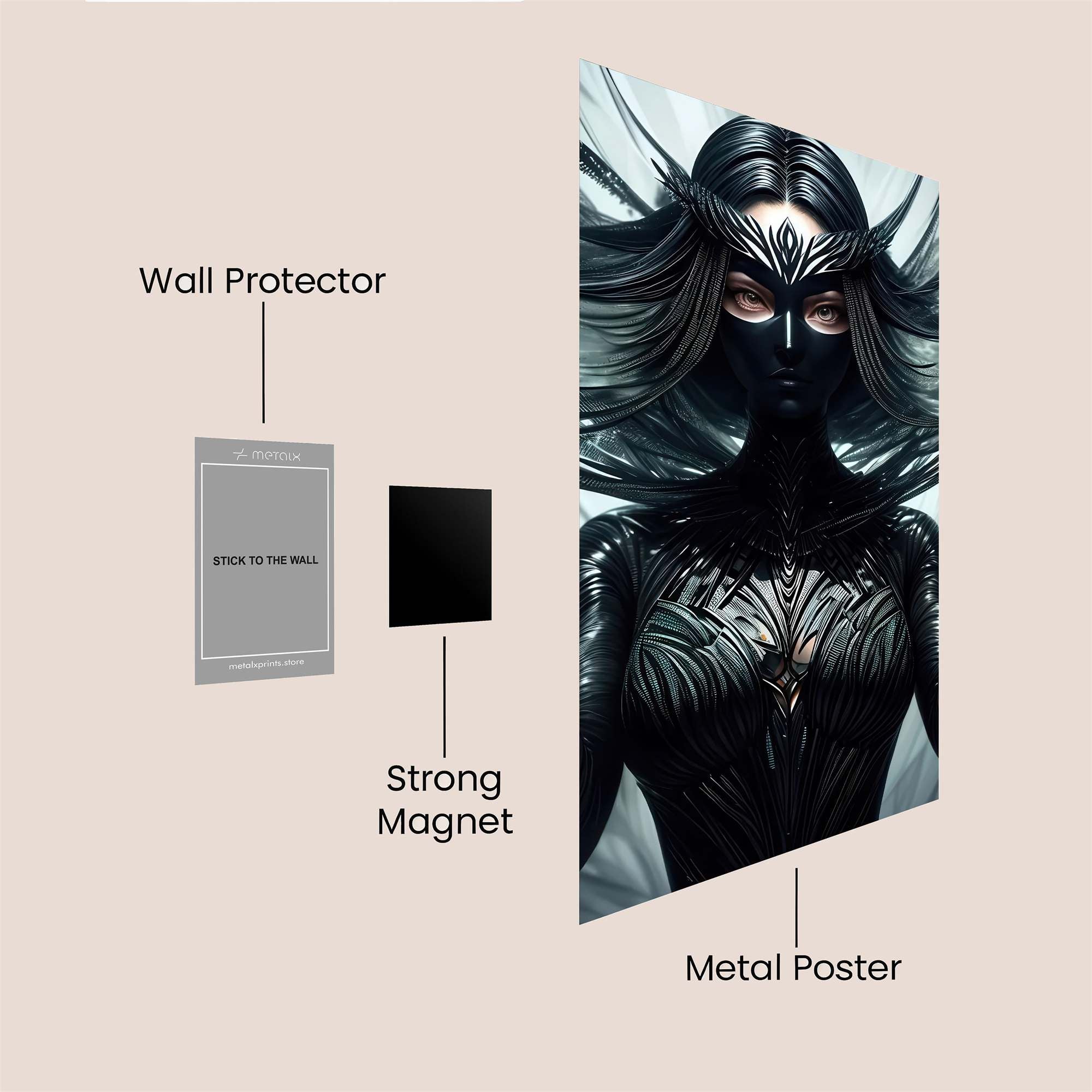 Mystique Enigma Safe Wall Magnetic / M