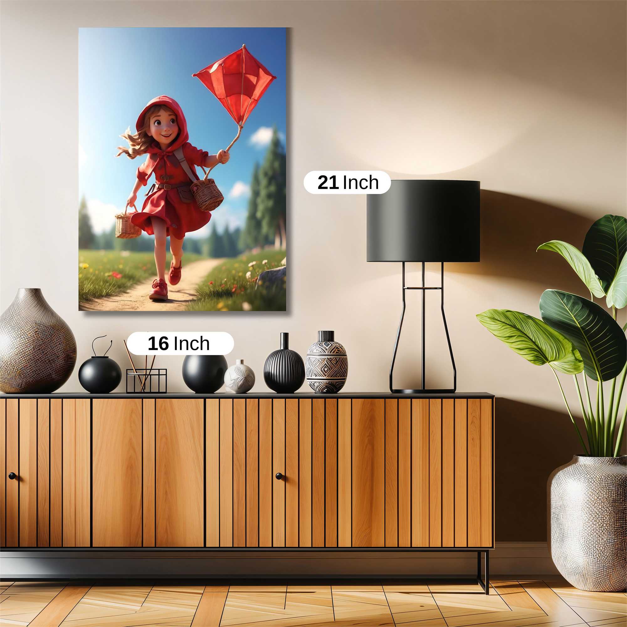 Red Joyful Safe Wall Magnetic / M