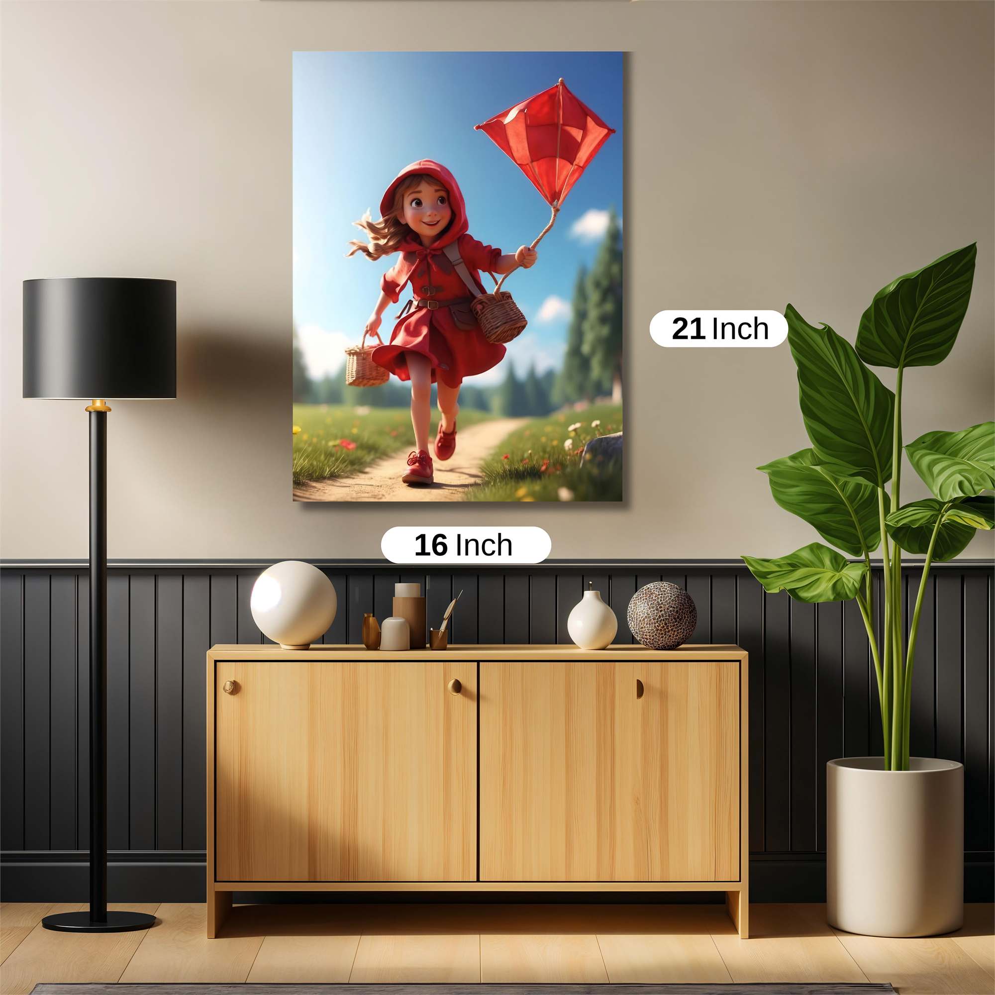 Red Joyful Safe Wall Magnetic / M