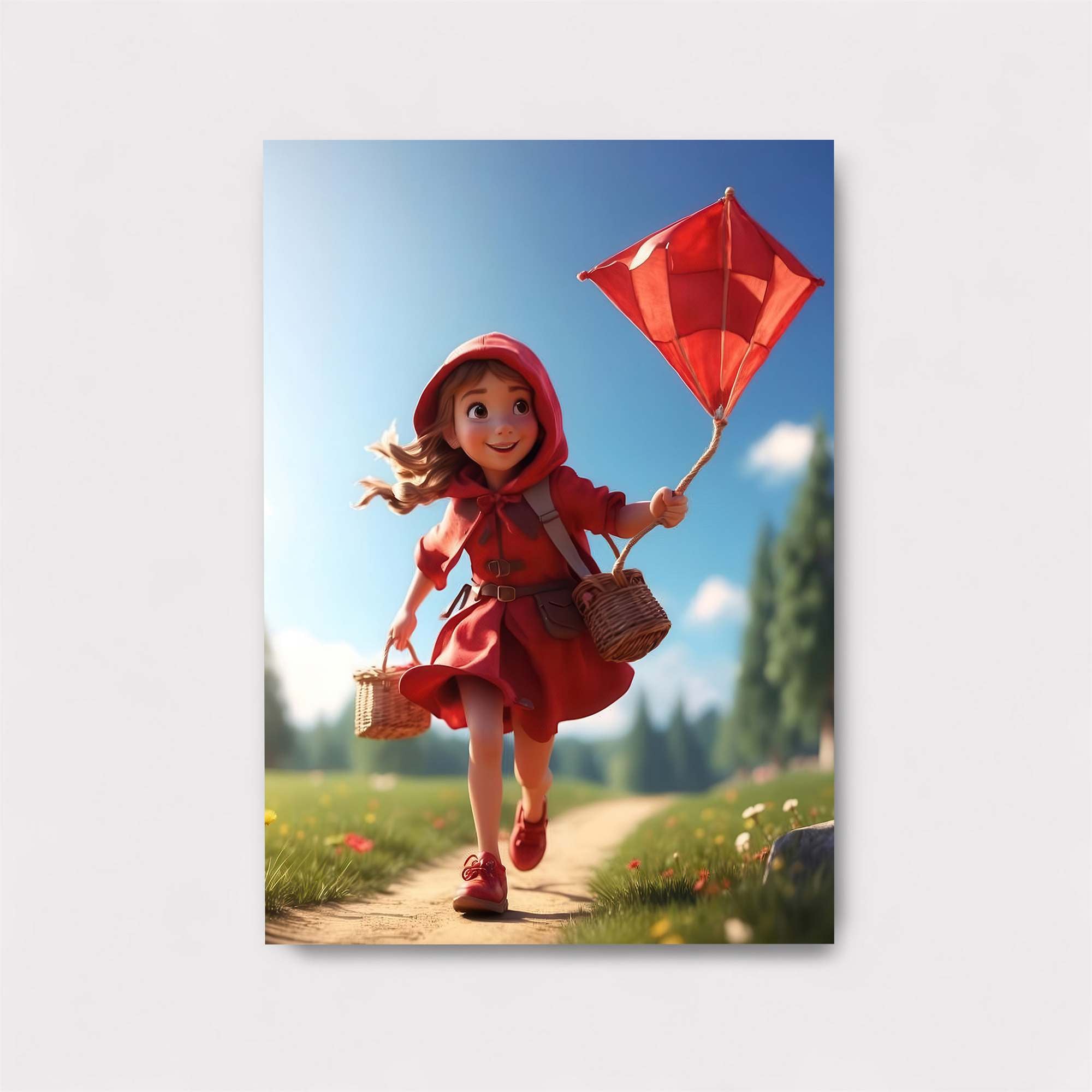 Red Joyful Safe Wall Magnetic / M