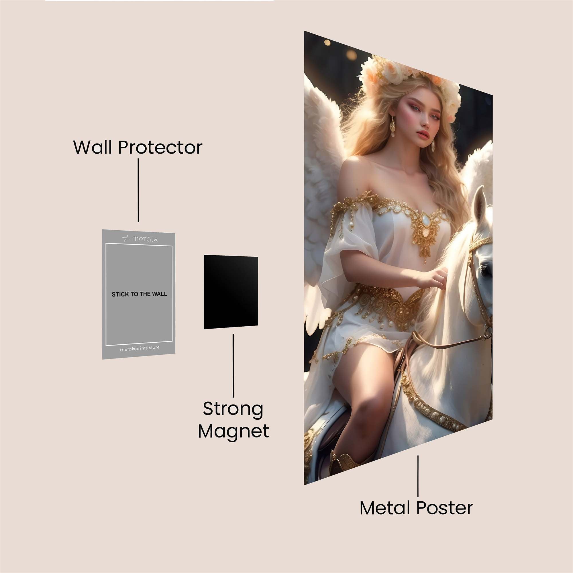 Angelica Radiance Safe Wall Magnetic / M