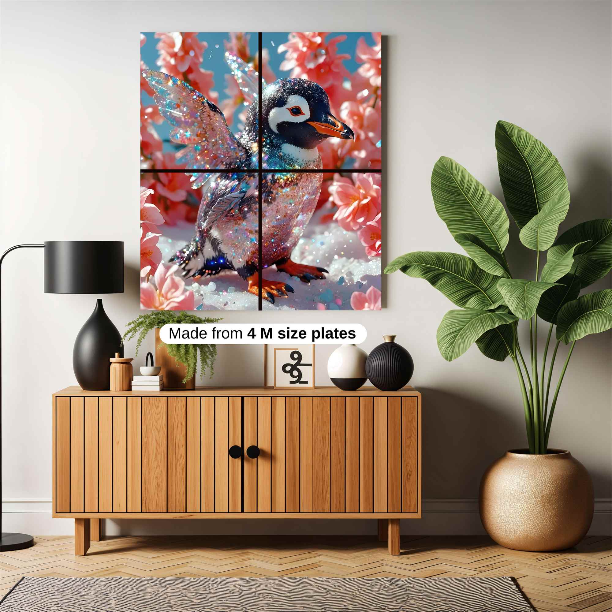 Penguin Whimsy Safe Wall Magnetic / M