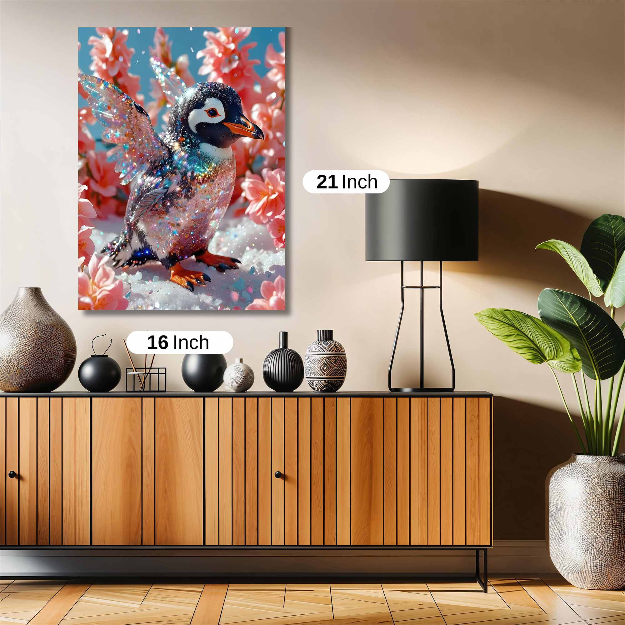 Penguin Whimsy Safe Wall Magnetic / M