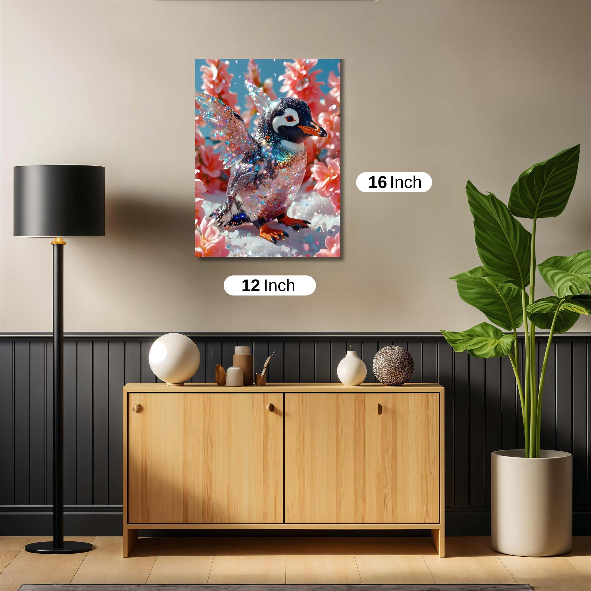 Penguin Whimsy Safe Wall Magnetic / M