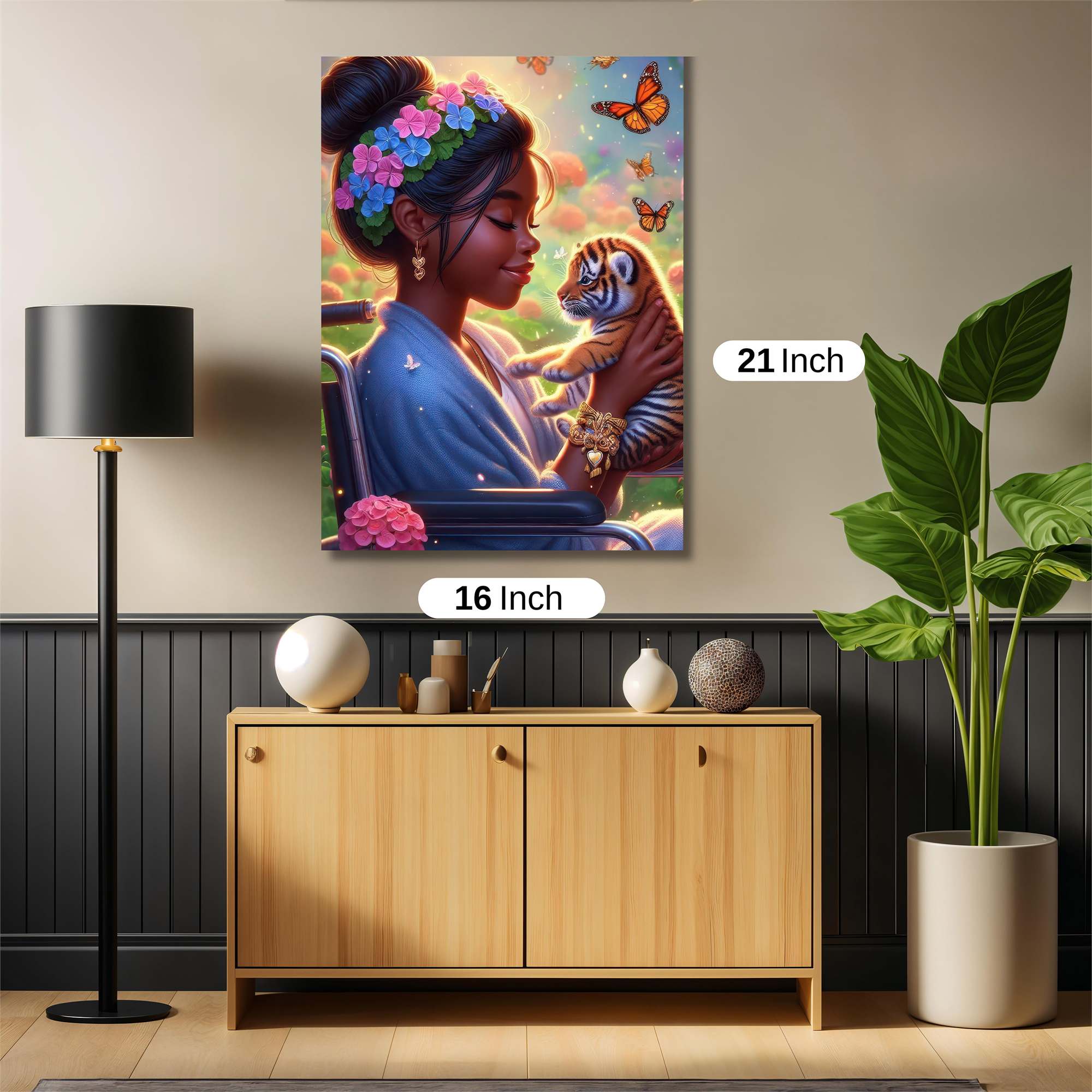 Tiger Bliss Safe Wall Magnetic / M