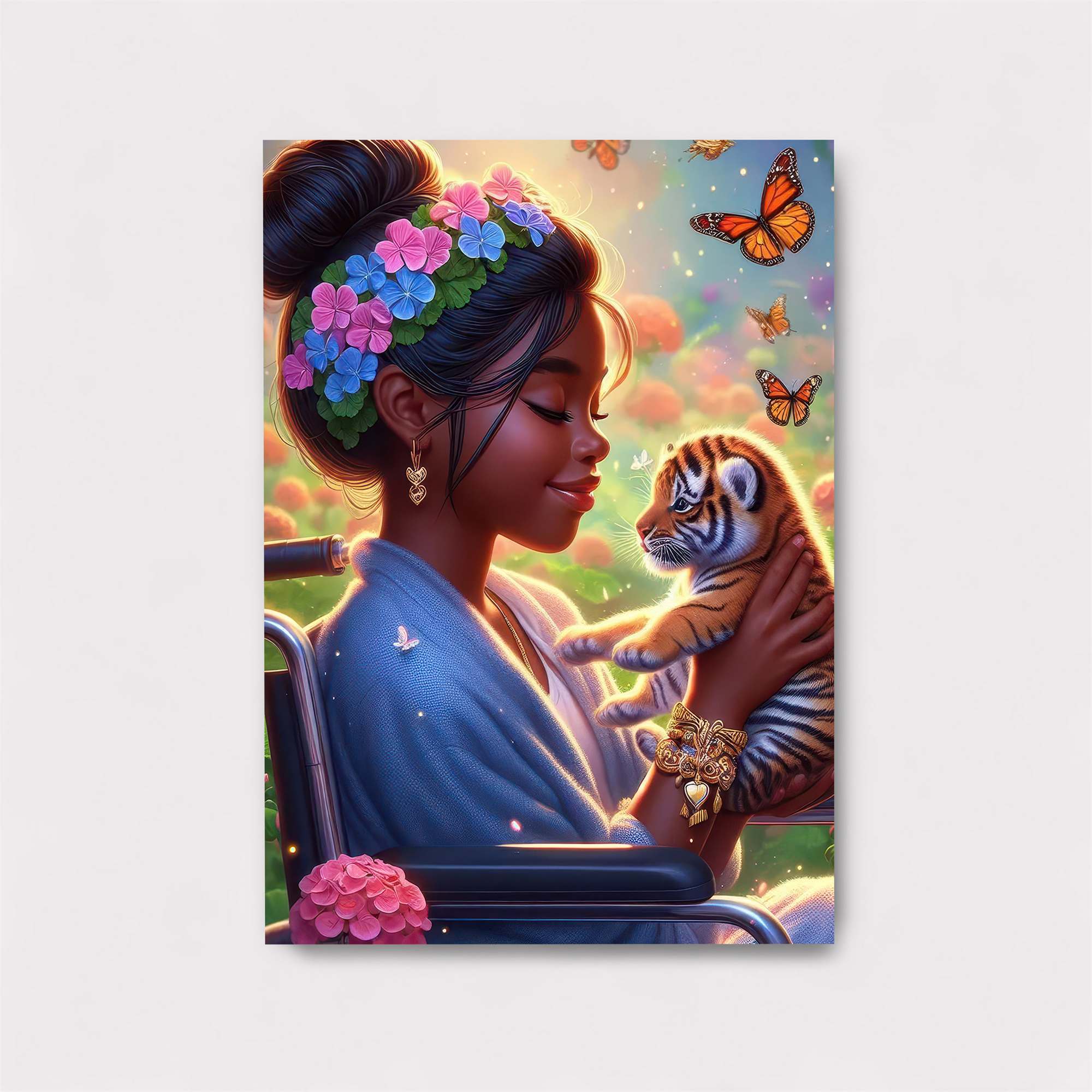 Tiger Bliss Safe Wall Magnetic / M