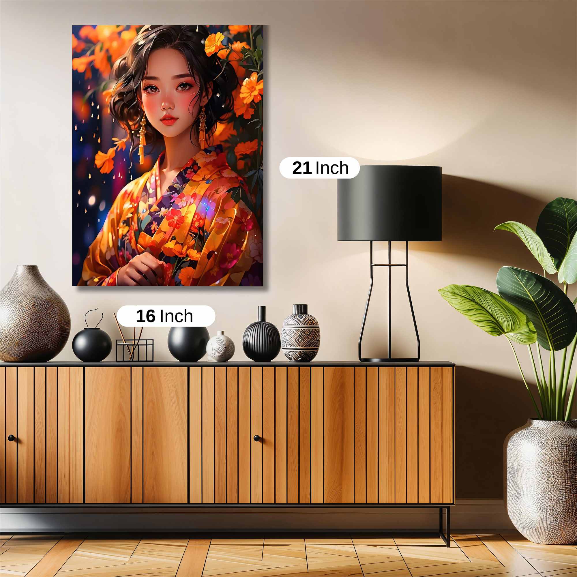 Floral Enchantment Safe Wall Magnetic / M