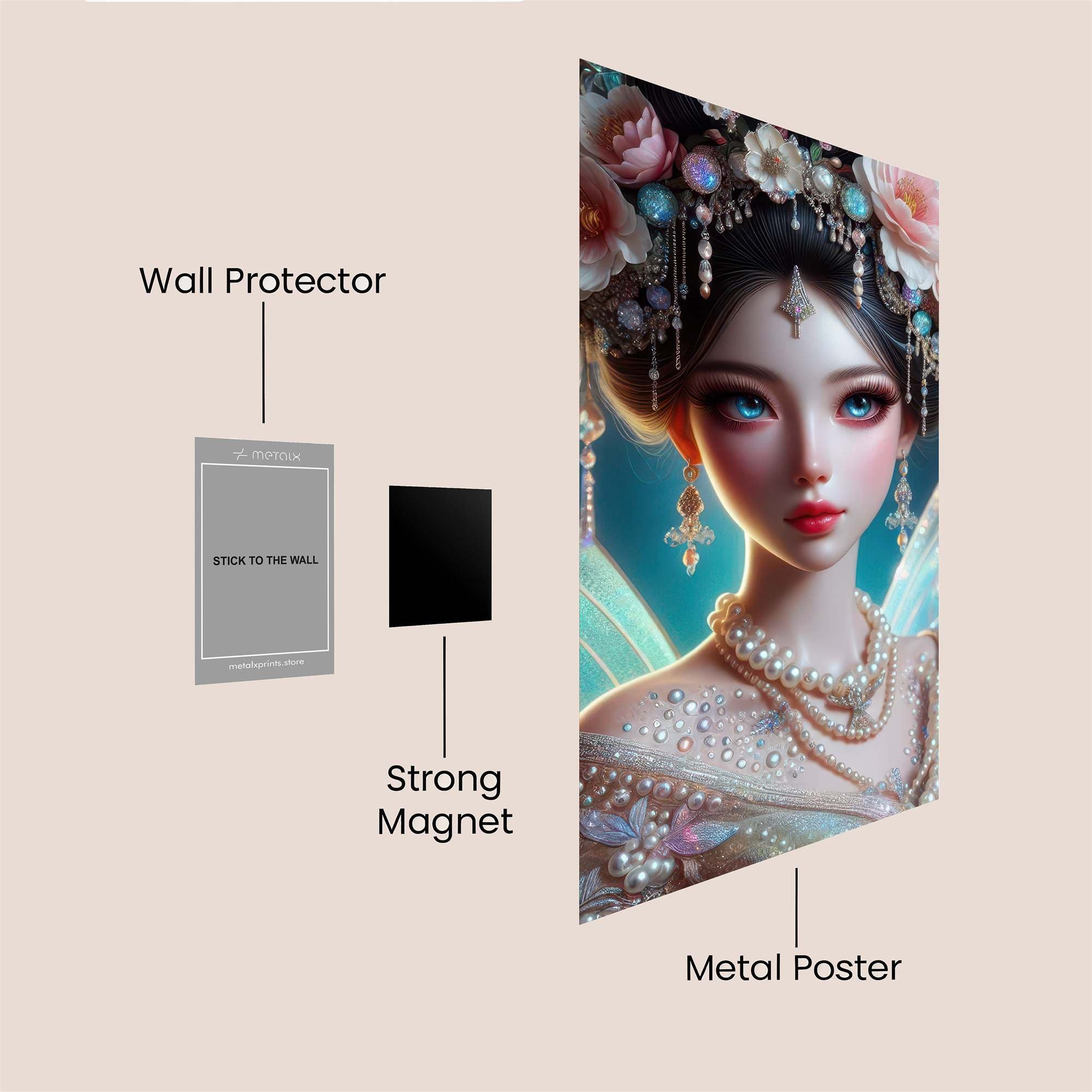 Fairy Elegance Safe Wall Magnetic / M