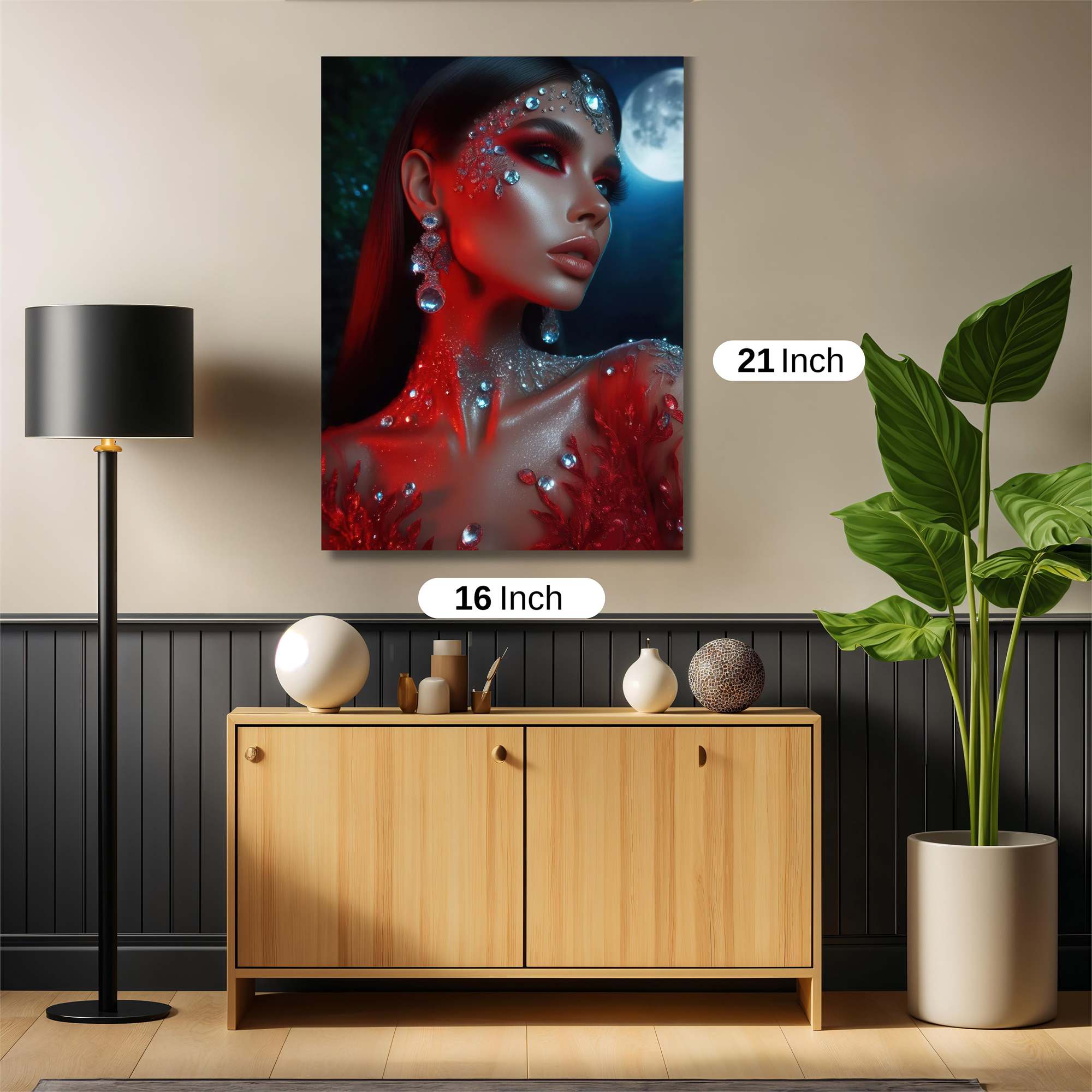 Moonlit Enchantress Safe Wall Magnetic / M