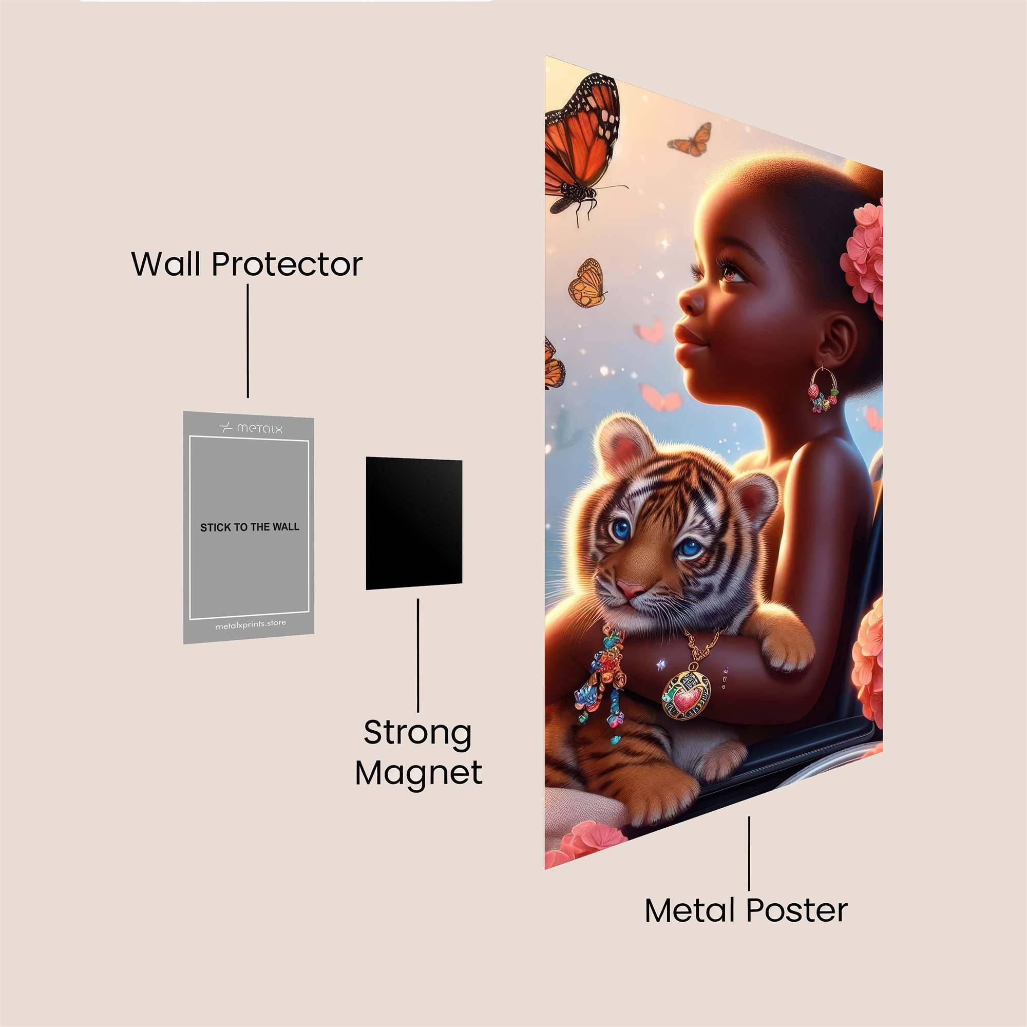 Tiger Dreamer Safe Wall Magnetic / M