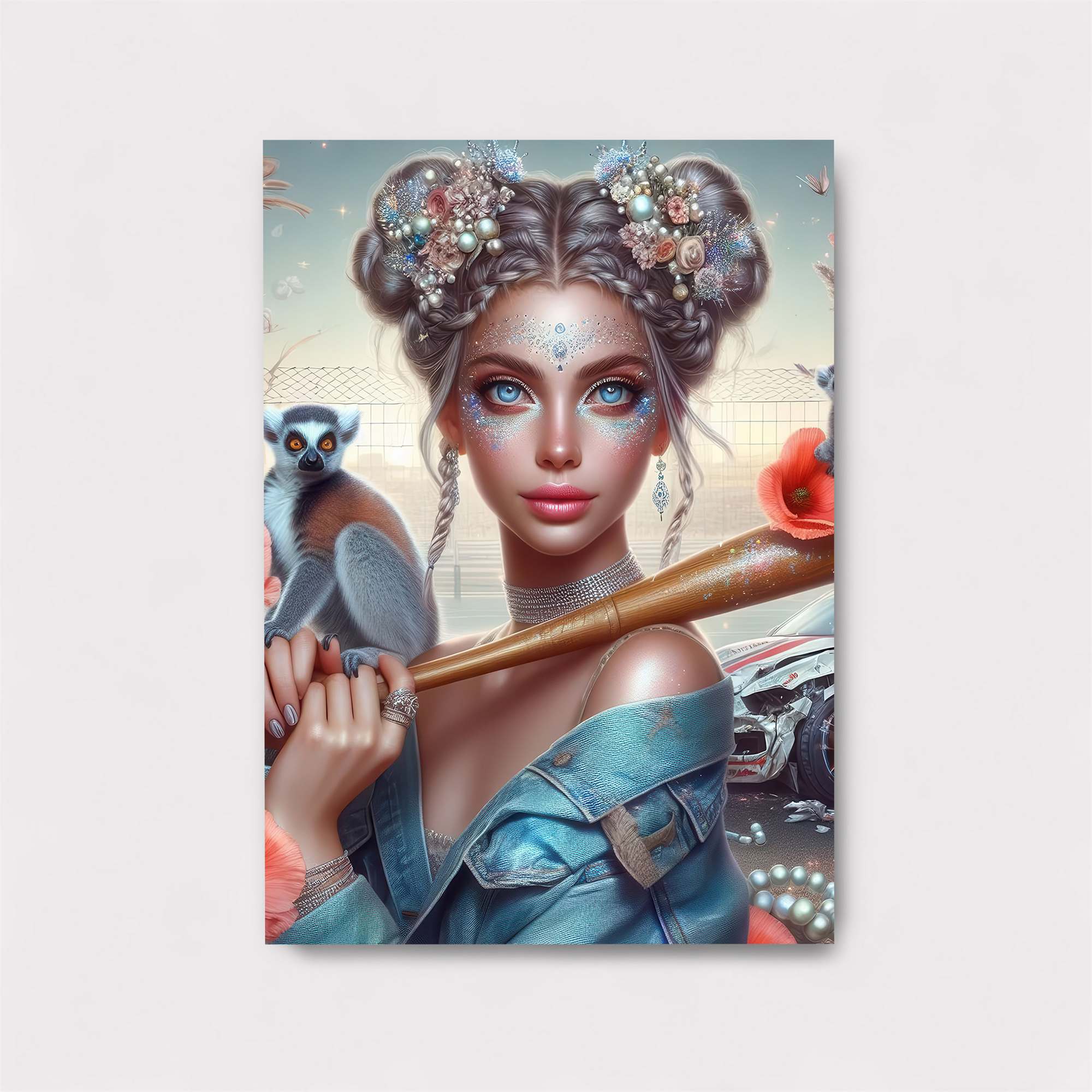 Lemur Warrior Safe Wall Magnetic / M