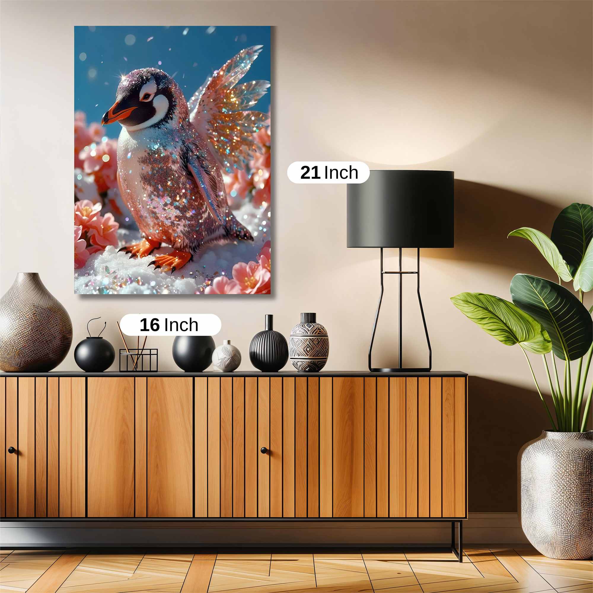 Penguin Whimsy Safe Wall Magnetic / M