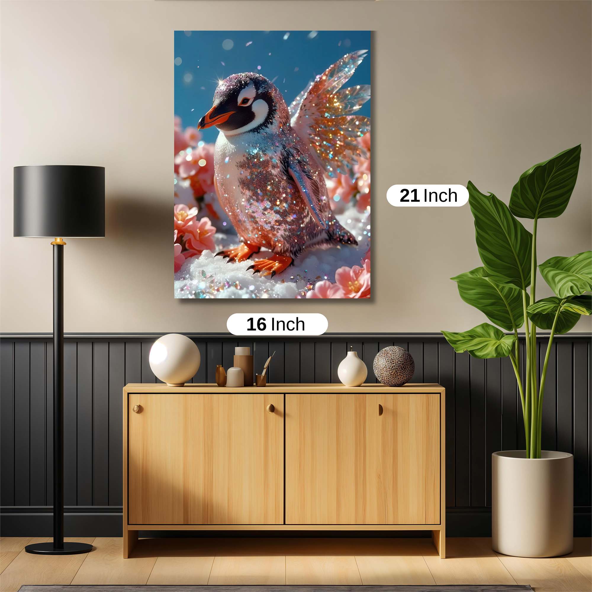Penguin Whimsy Safe Wall Magnetic / M