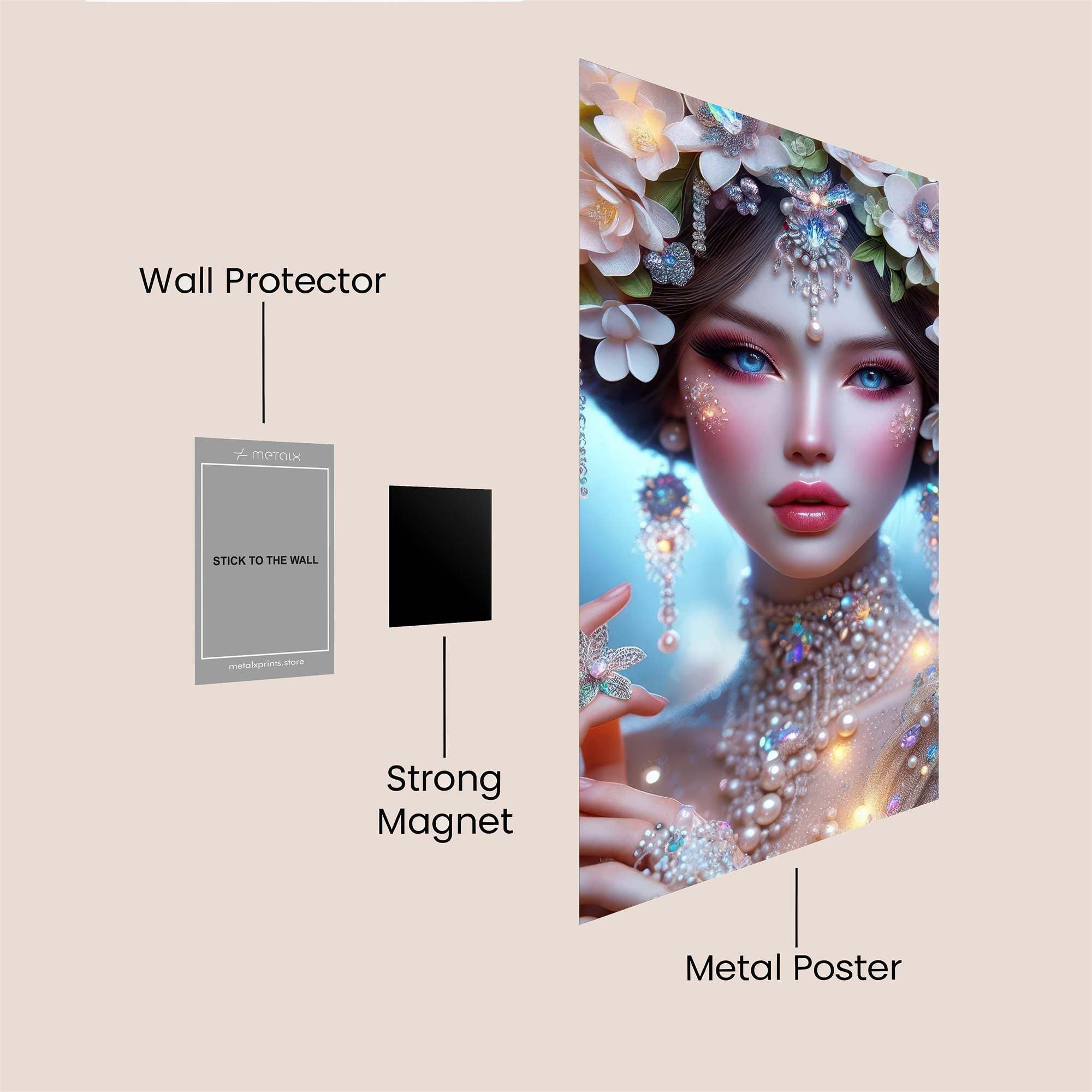 Fairy Enchantment Safe Wall Magnetic / M