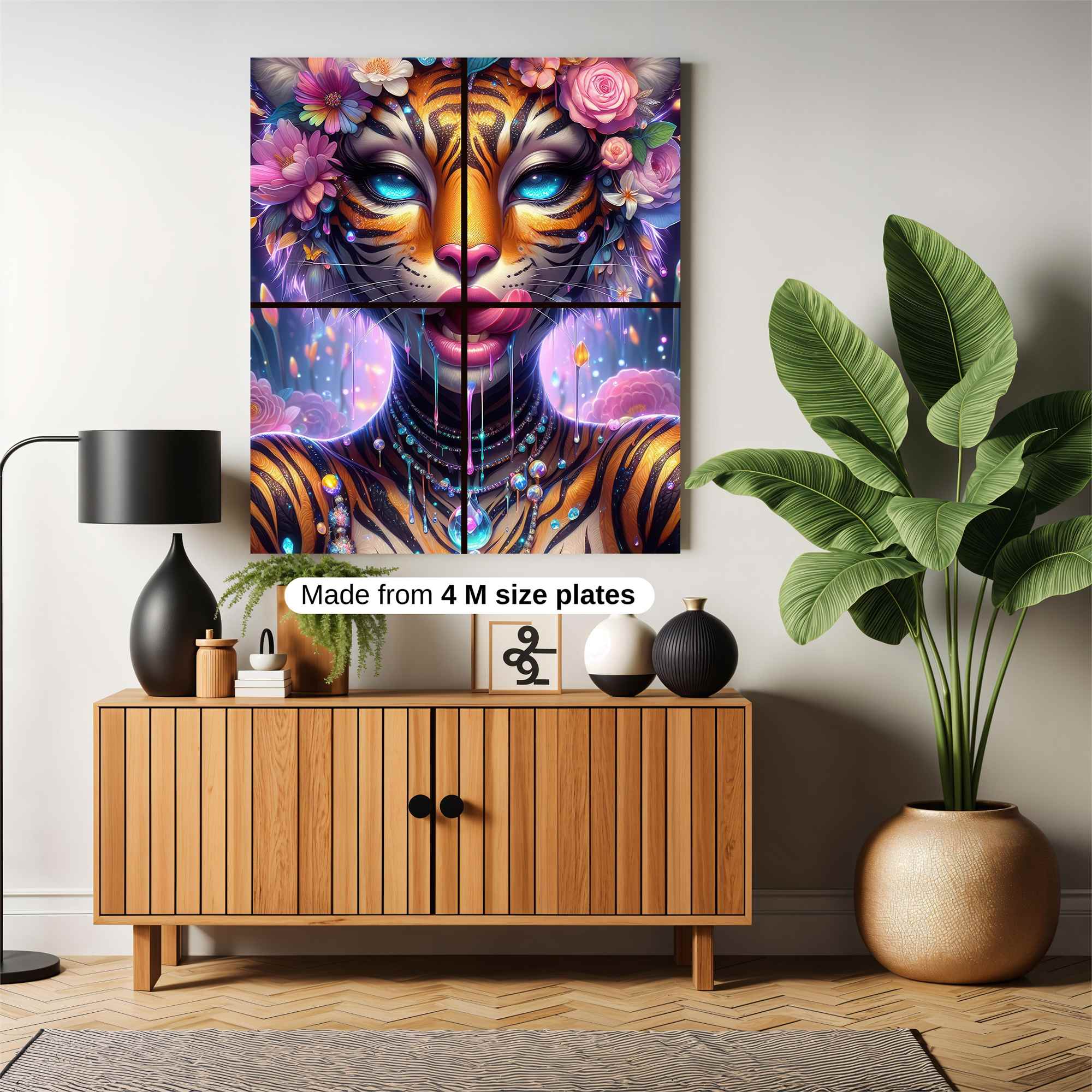Tiger Enchantment Safe Wall Magnetic / M