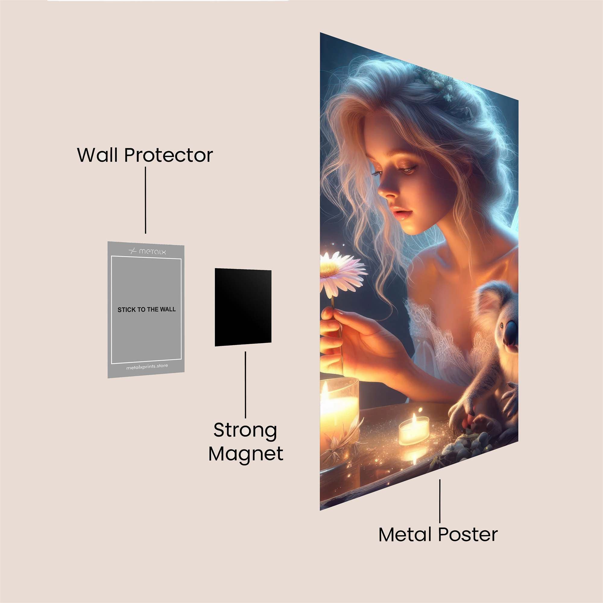 Fairy Serenity Safe Wall Magnetic / M